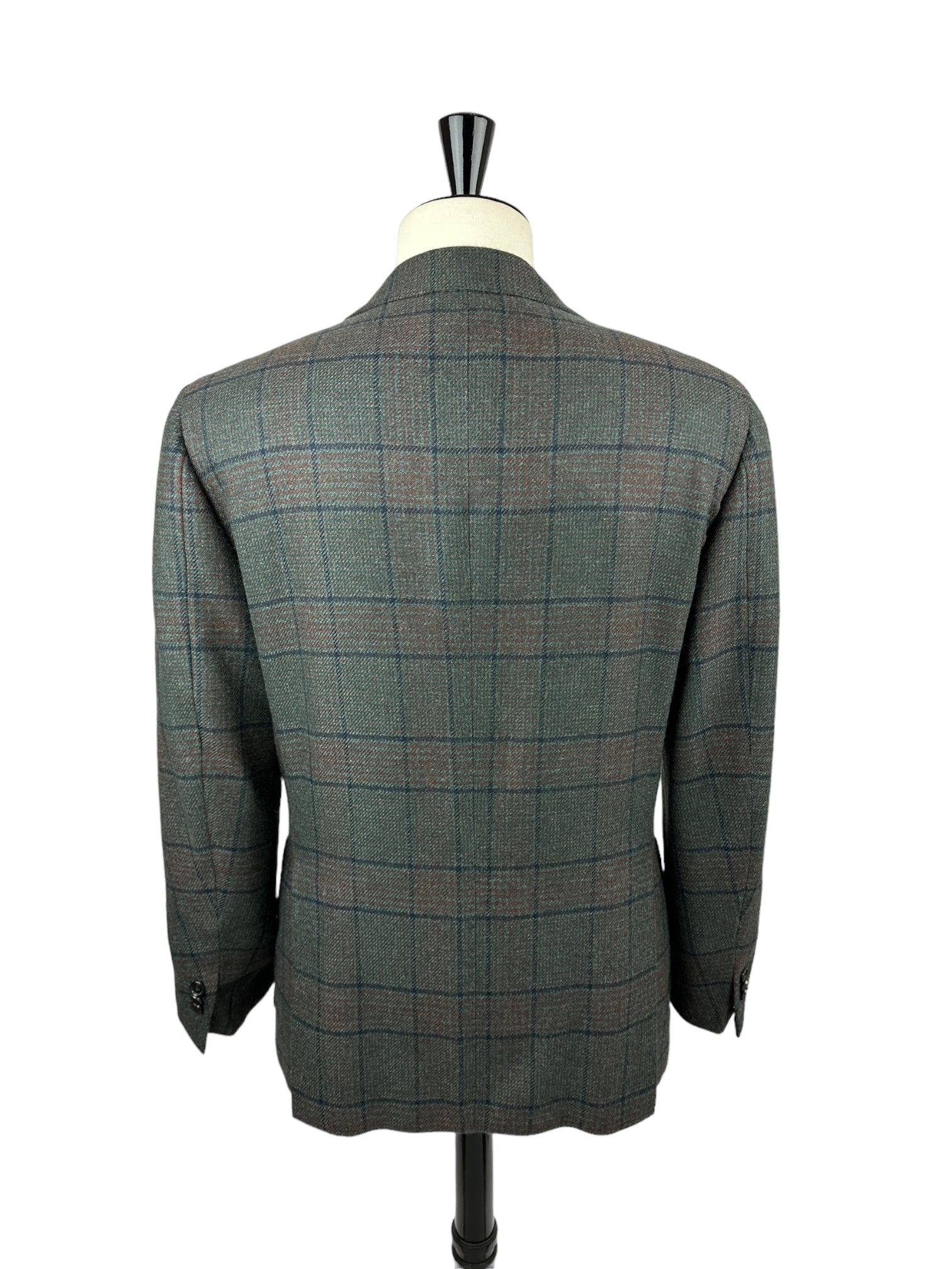 Cesare Attolini Forest Green Tartan Cashmere Jacket