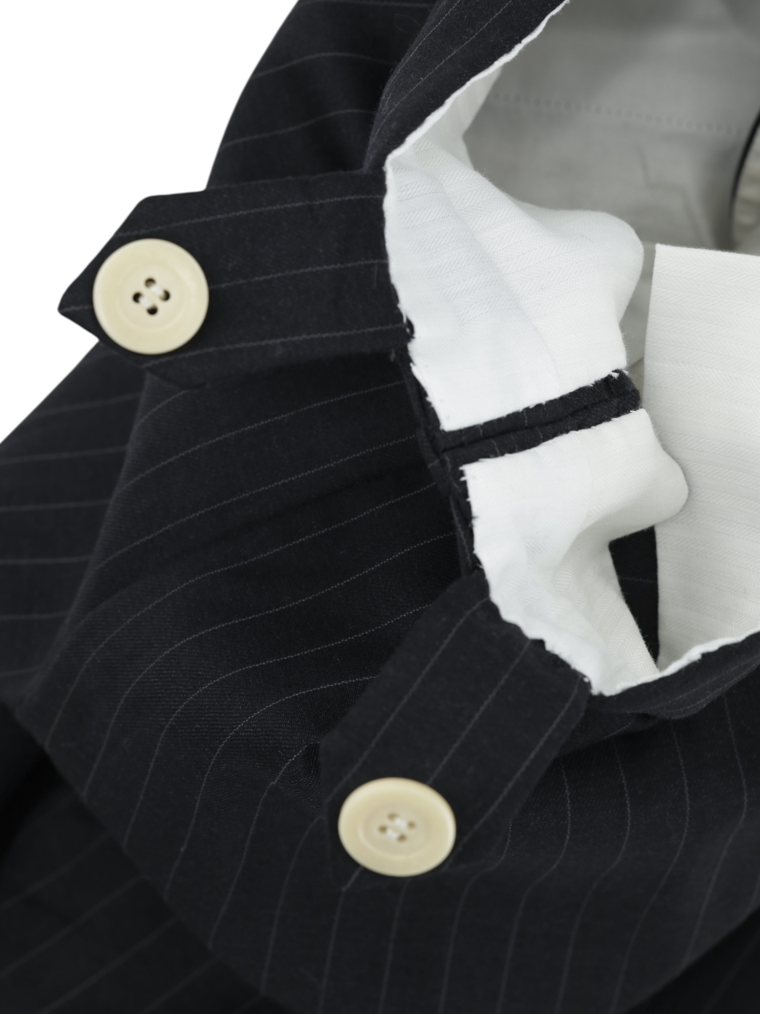 Cesare Attolini Anthracite Fine-Wool Pinstripe Suit