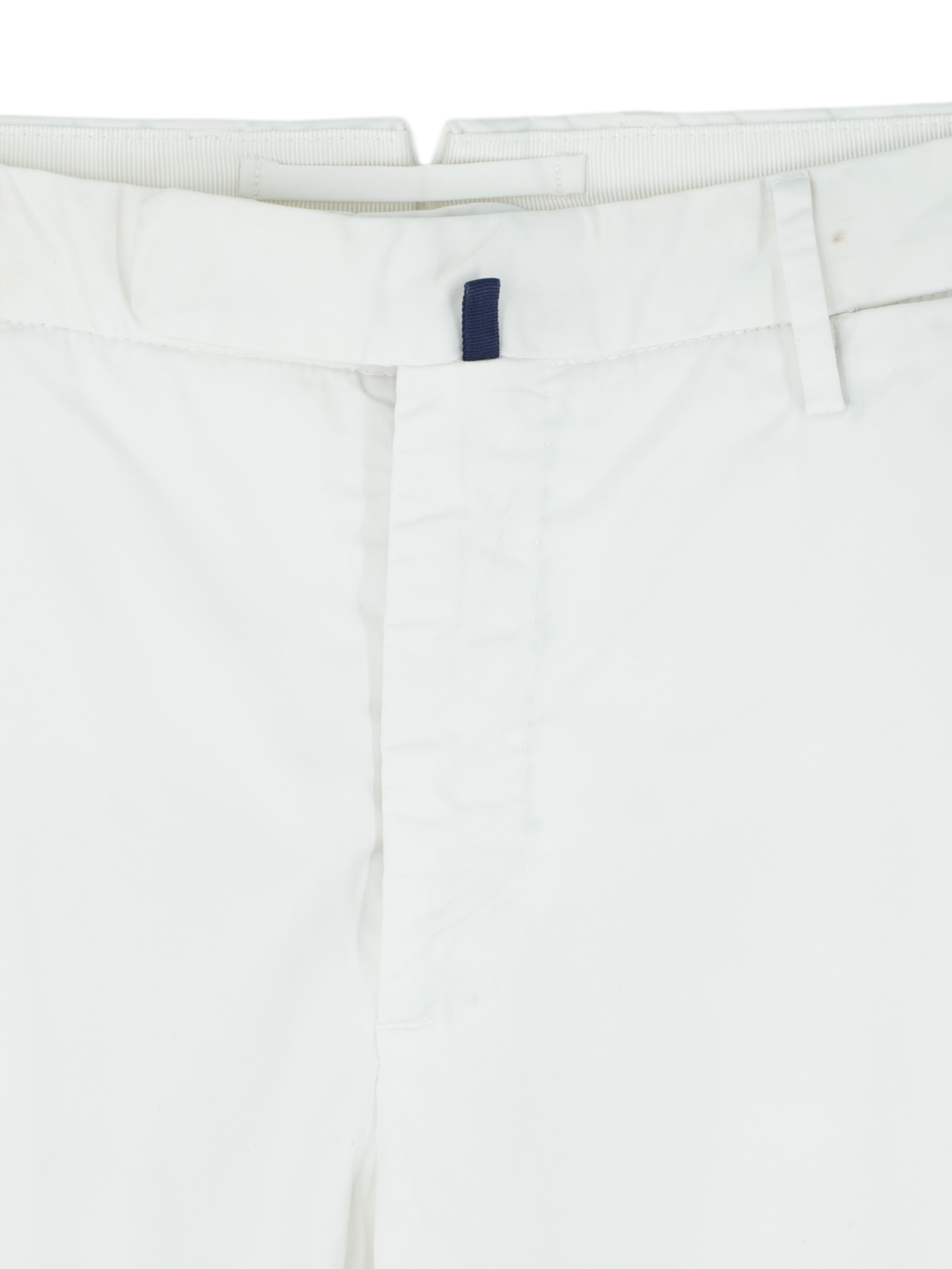 Incotex White Cotton-Stretch "Royal Batavia" Slowear Chino