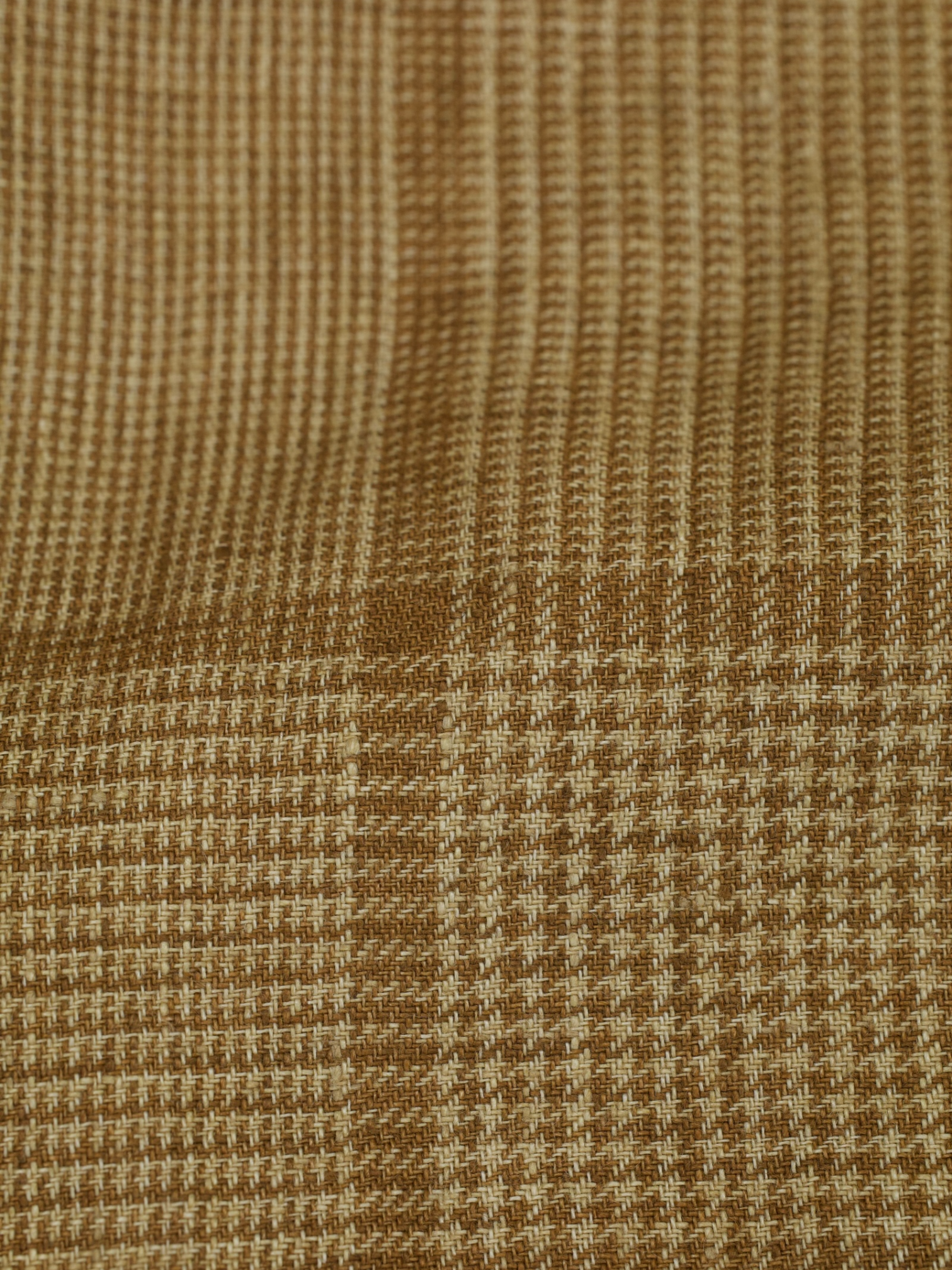 Caruso Light Brown Linen Windowpane "Aida" Summer Jacket