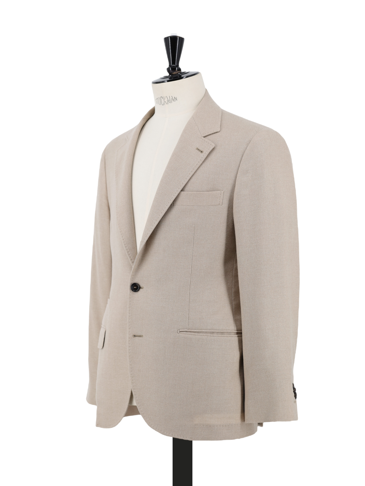 Brunello Cucinelli Beige Cashmere & Silk Plain-Weave Jacket