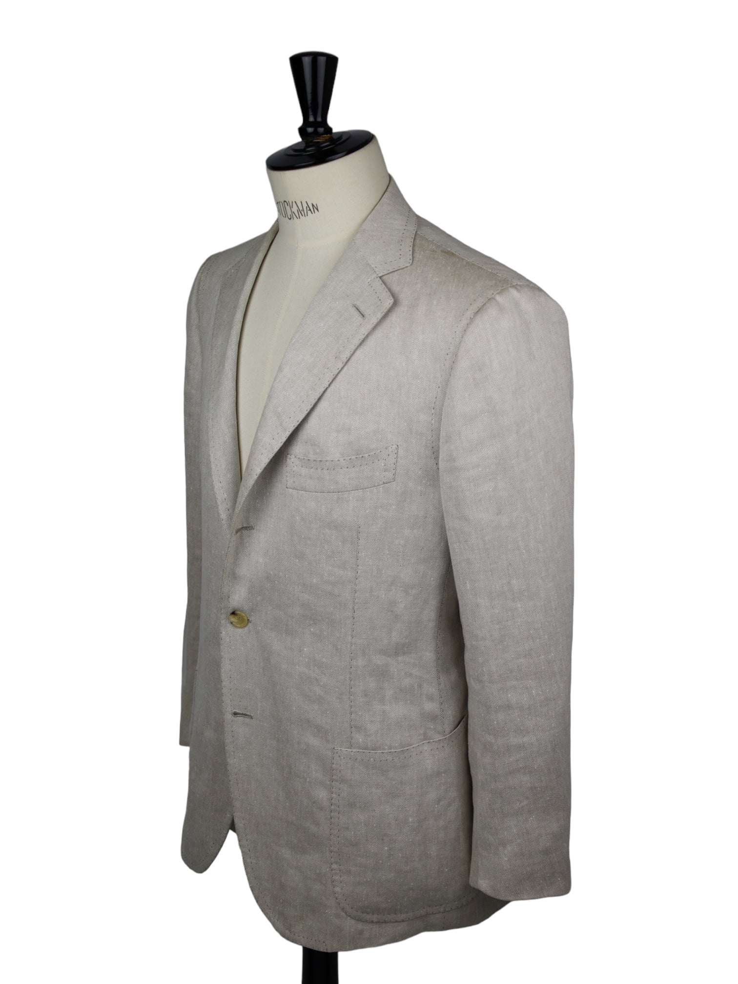 Cesare Attolini Beige Linen Jacket