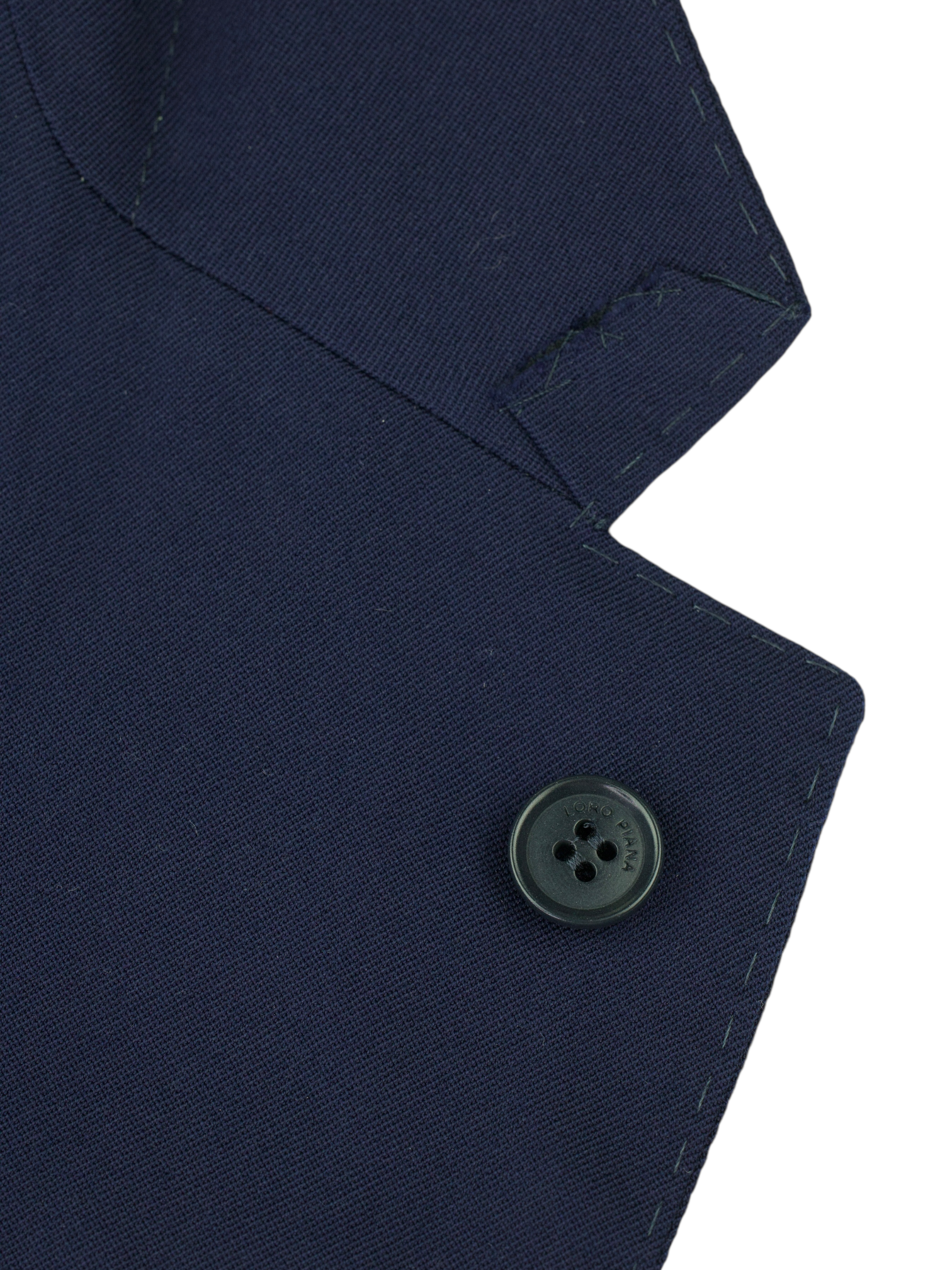 Loro Piana Marine Blue Wool & Stretch Unconstructed Suit