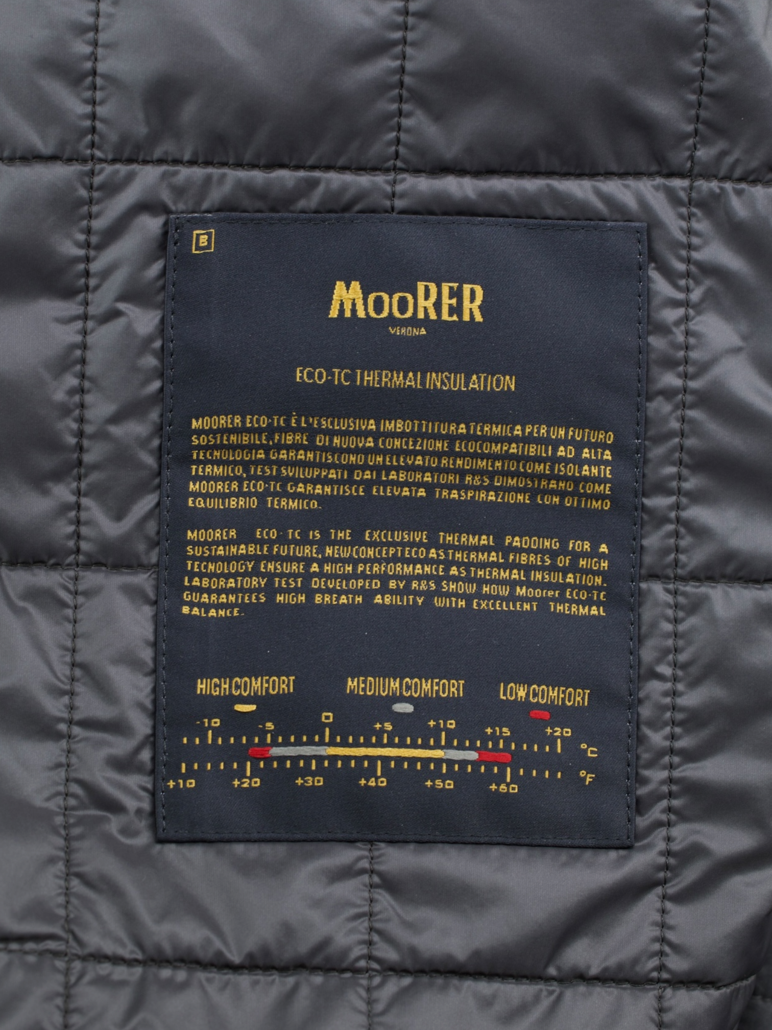 MooRER Dark Grey Wool & Cashmere Montesi Overcoat