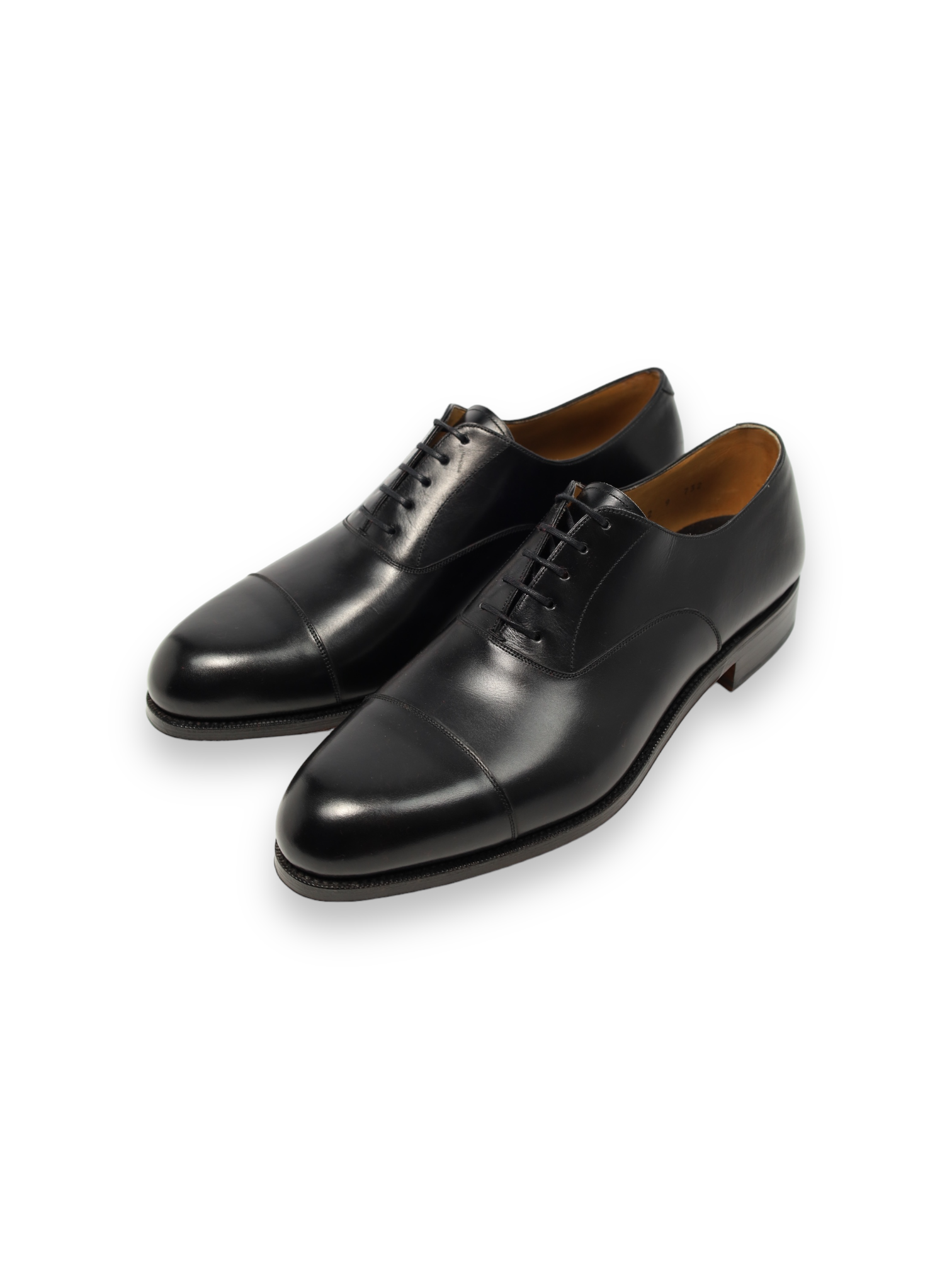 CARMINA ブラック　サイズ6 1/2 captoe_oxfords_black_boxcalf_7