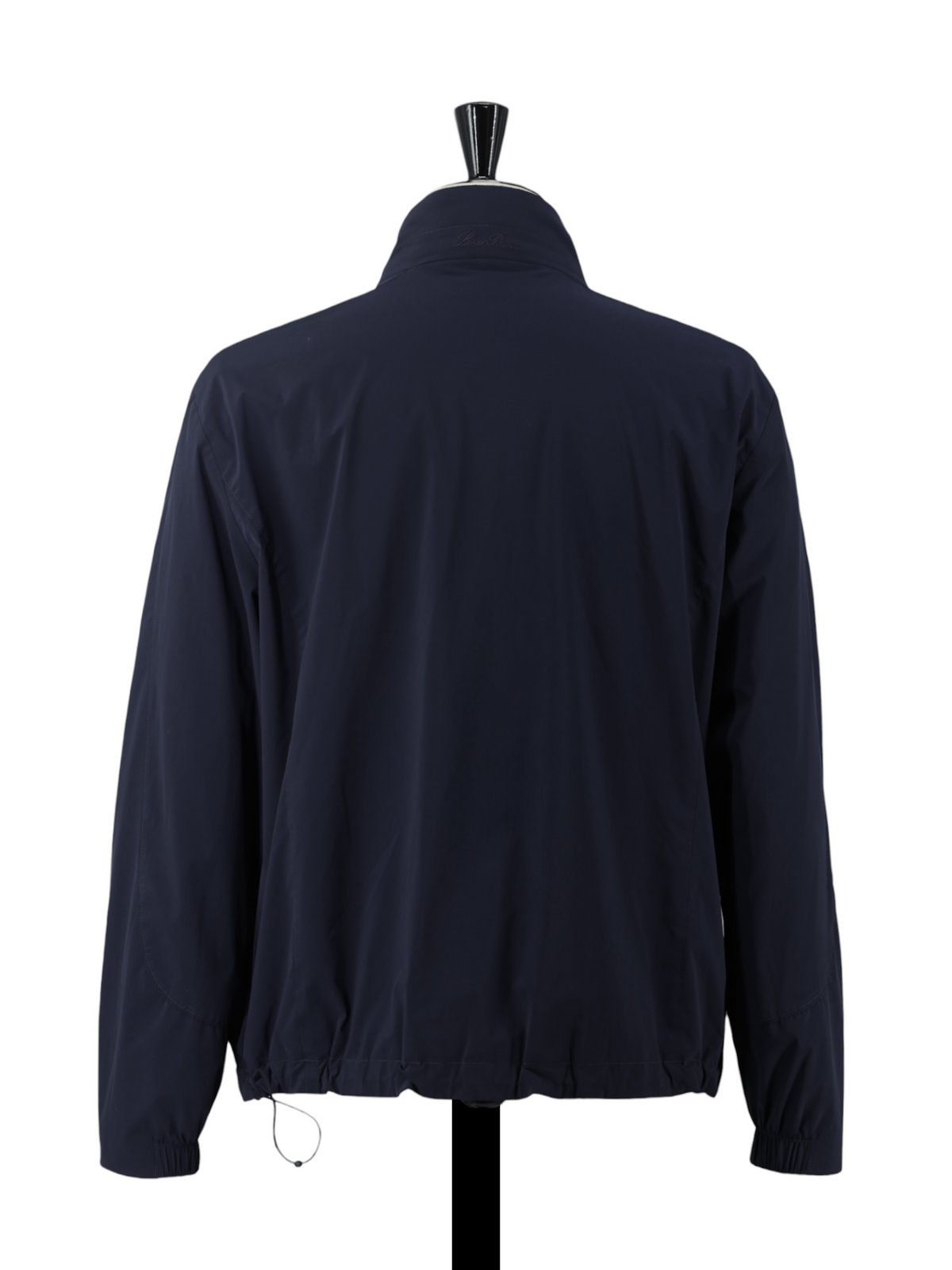 Loro Piana Navy Rain System Zip-Up Jacket