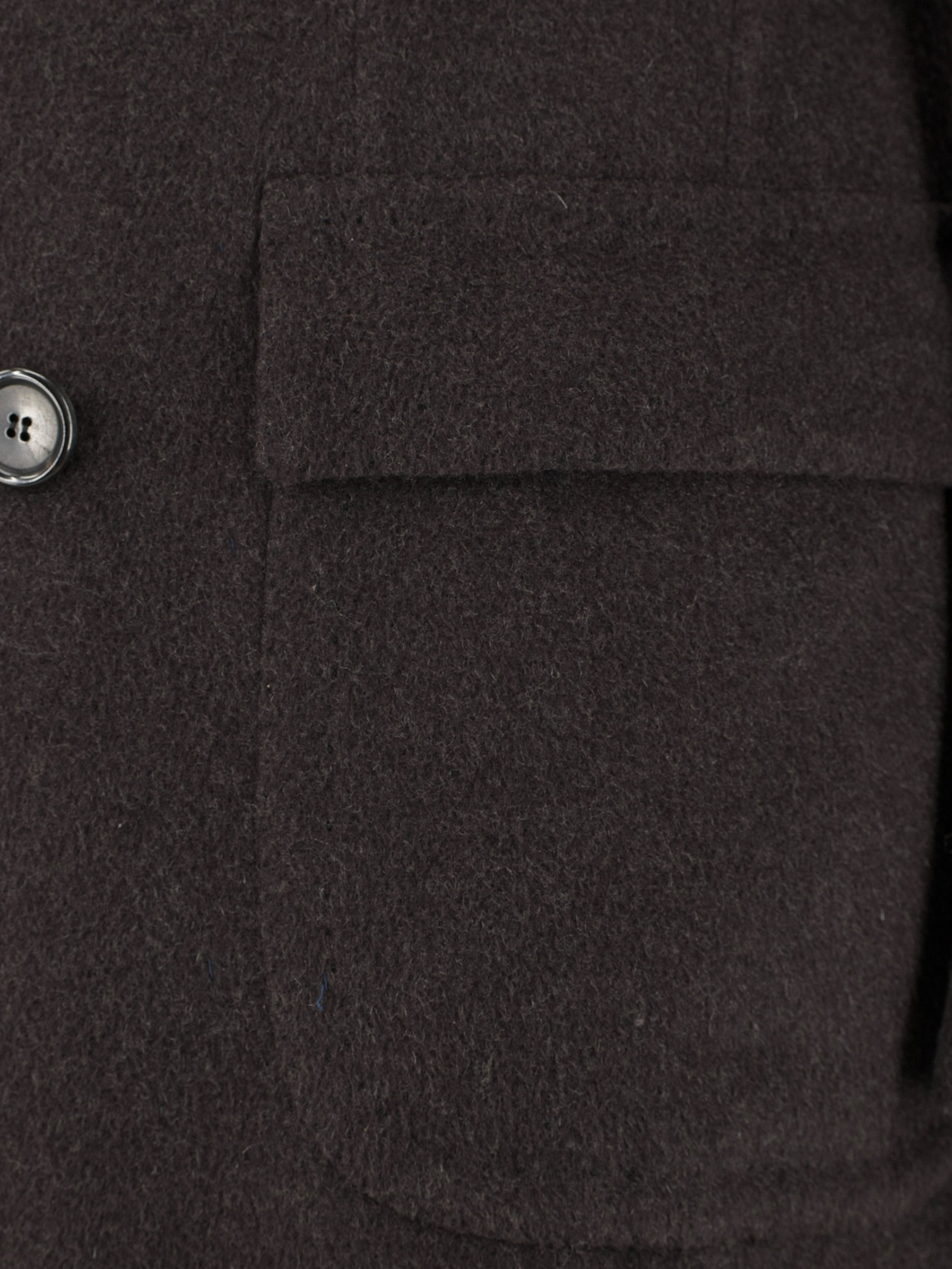 Cesare Attolini Deep Dark-Brown Pure Cashmere Sartorial Polo Coat
