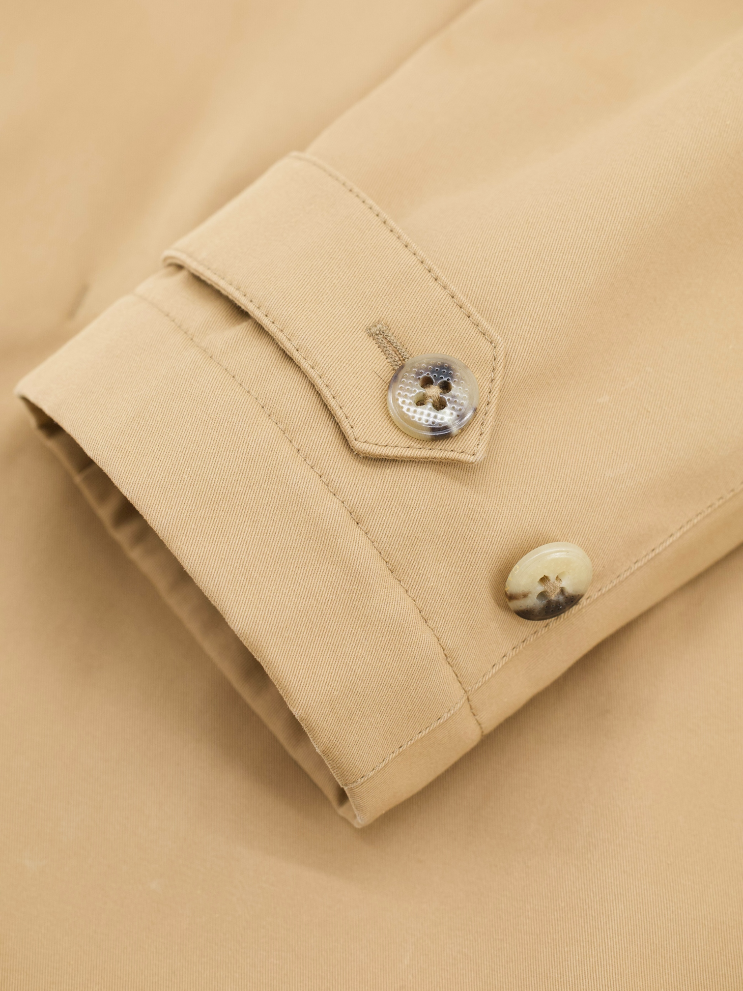 Canali Brown Cotton-Twill Water Repellent Carcoat