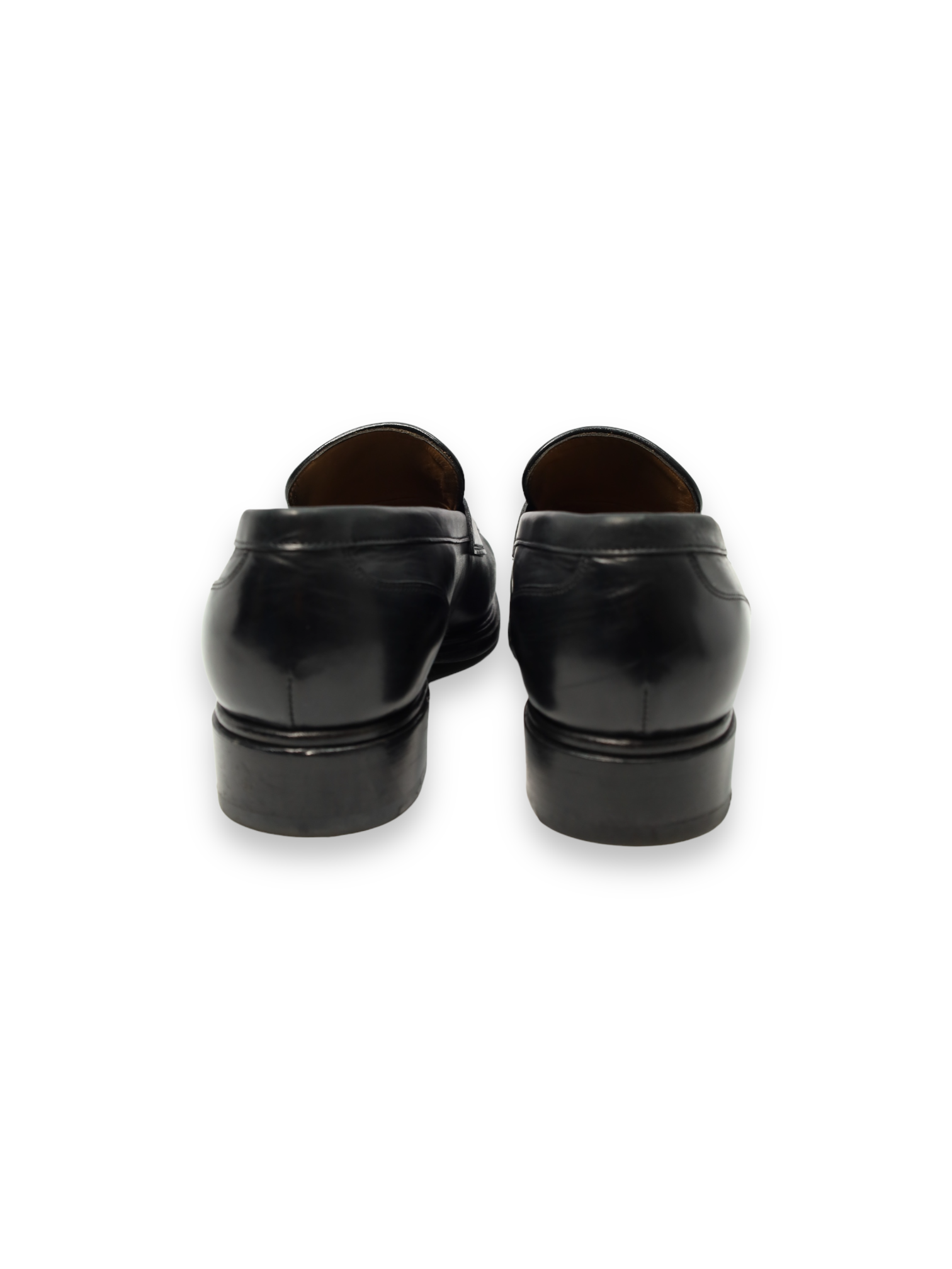 Santoni Black Limited Edition Penny Loafer