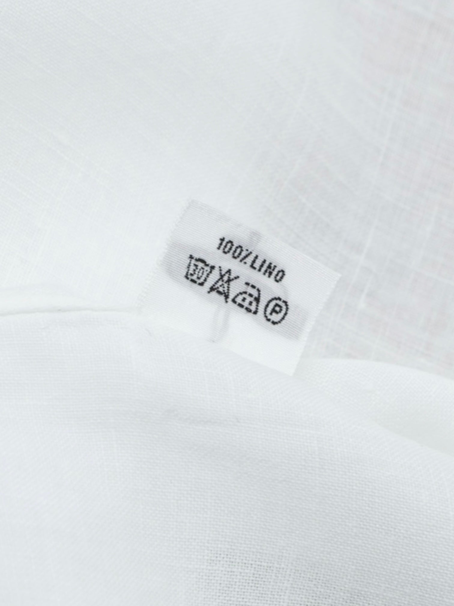 Cesare Attolini White Pure-Linen Handmade Summer Shirt