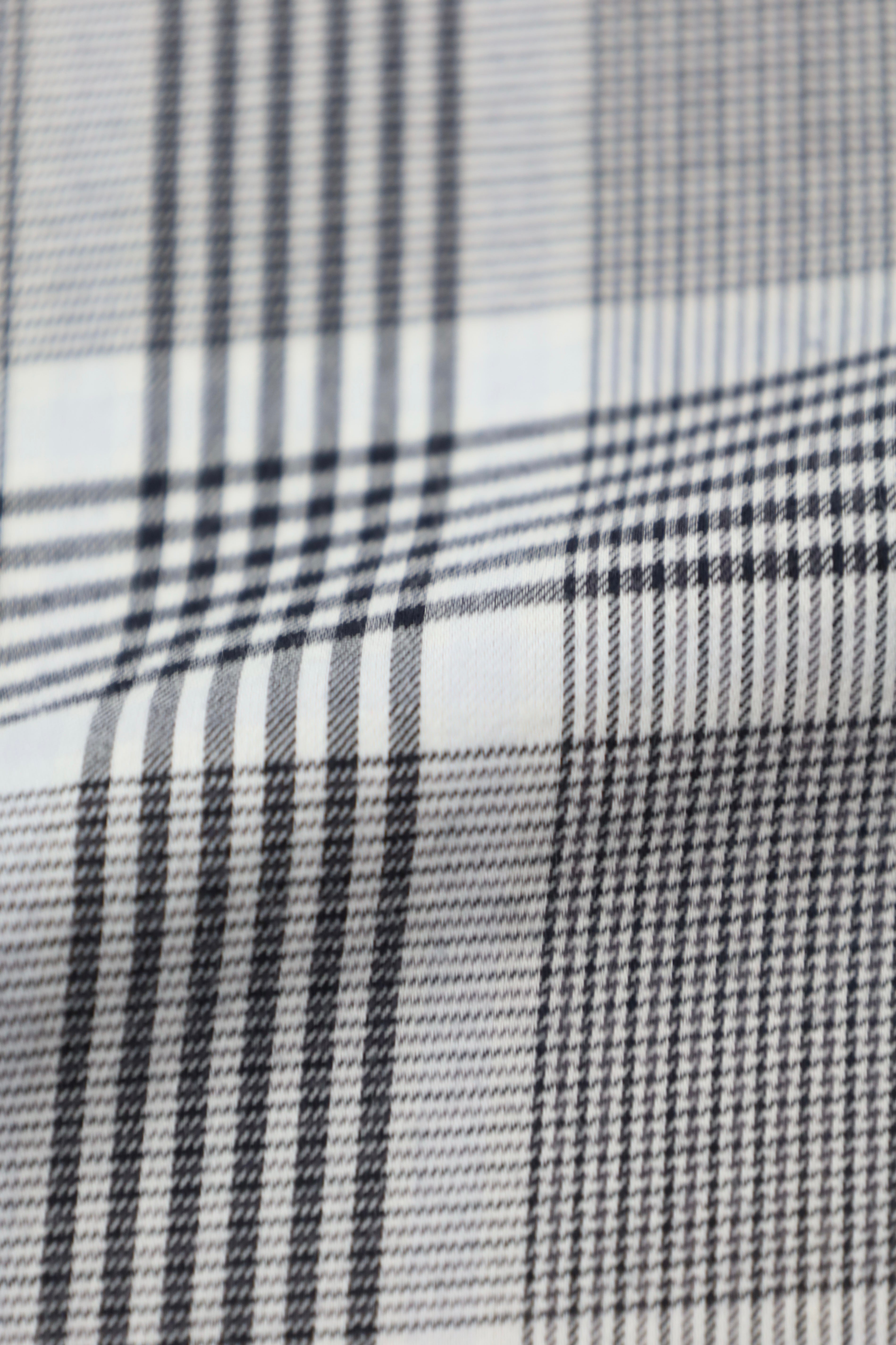 Tom Ford Grey Glenplaid Shirt