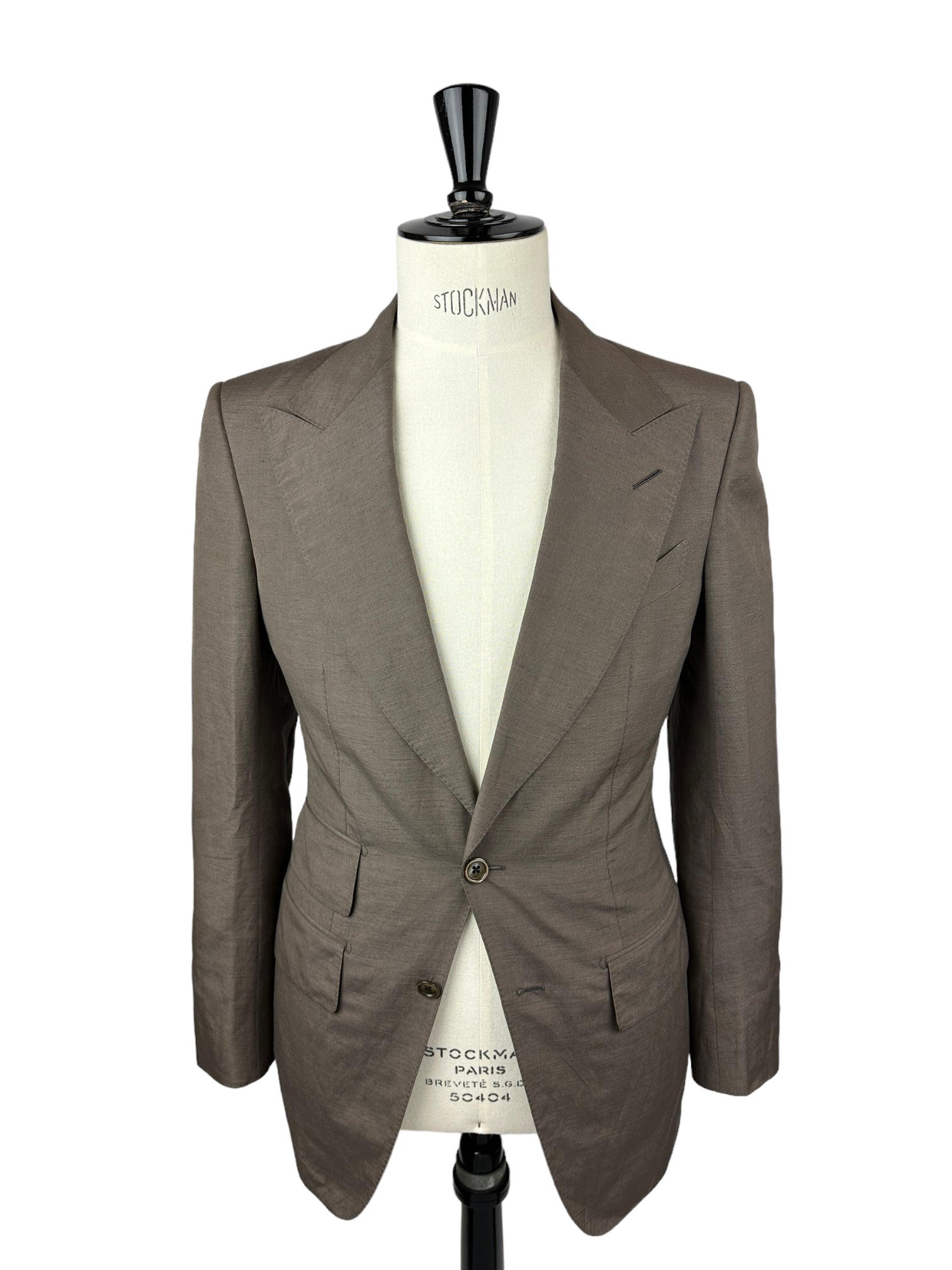 Tom Ford Atticus Taupe Silk & Linen Suit