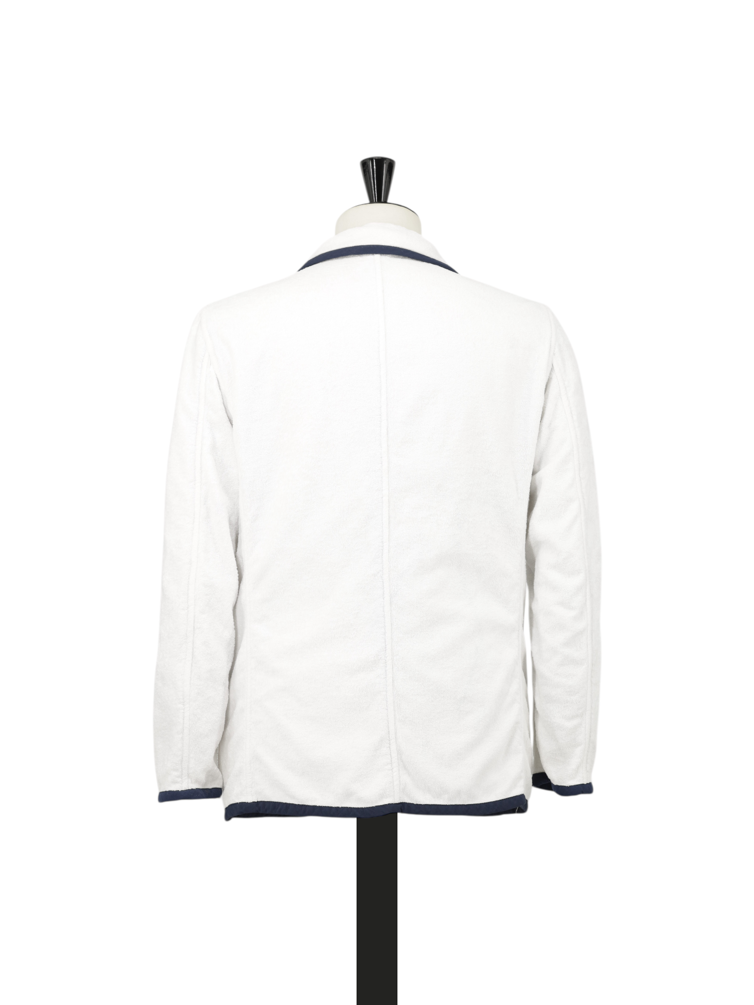 Brioni White Cotton Terry “5-Star Resort” Towelling Jacket
