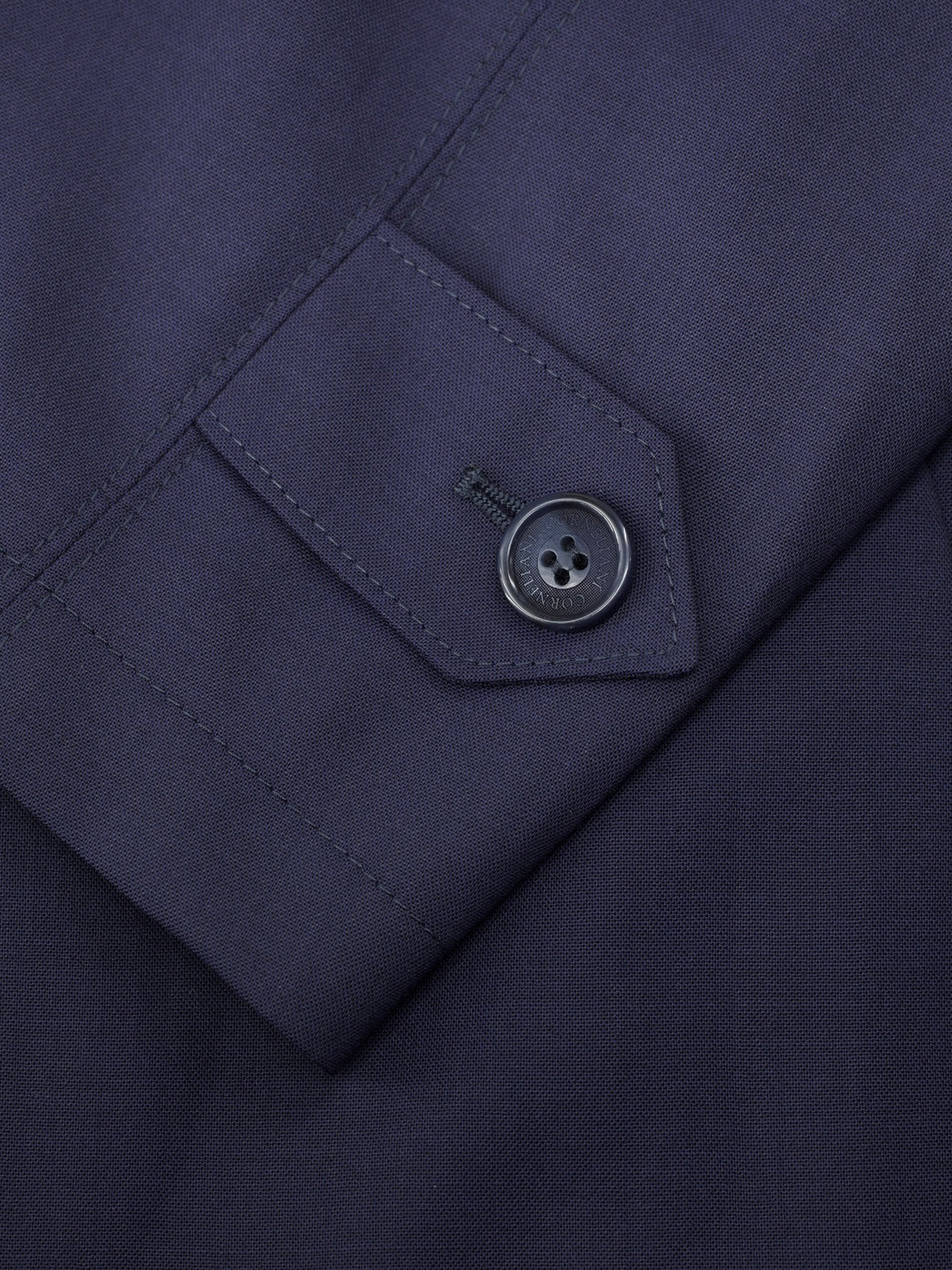 Corneliani Dark Blue Wool " Road to Excellence" Lightweight Carcoat