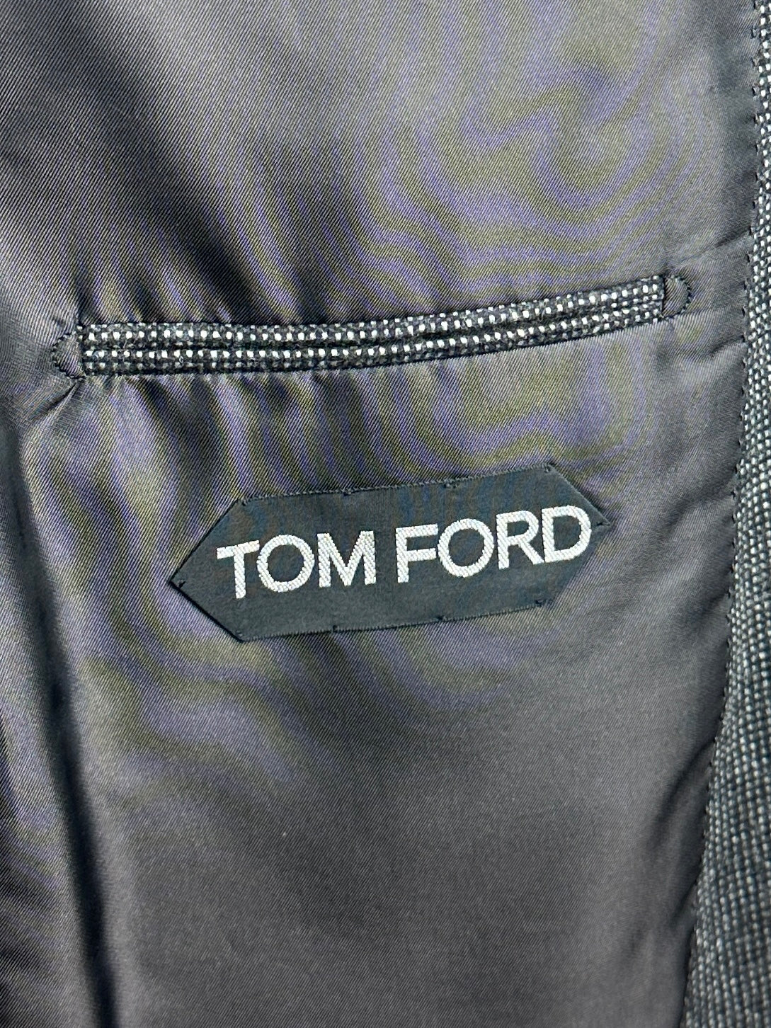 Tom Ford Grey Birdseye Jacket