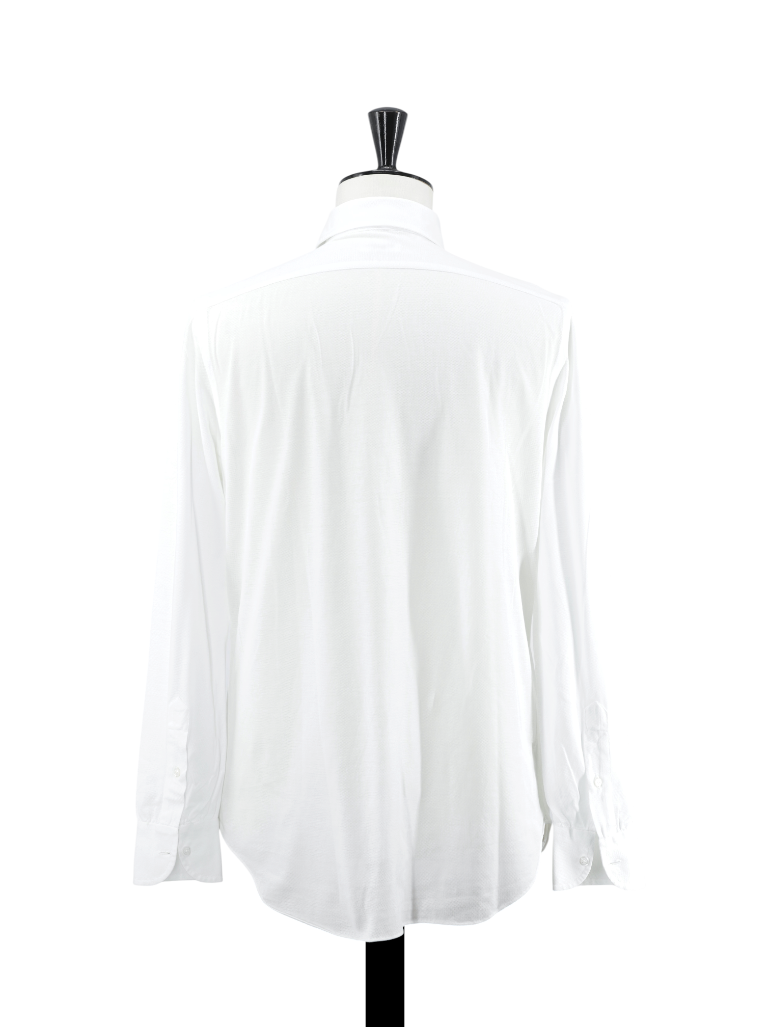 Cesare Attolini White Piqué-Cotton Pop-Over Shirt