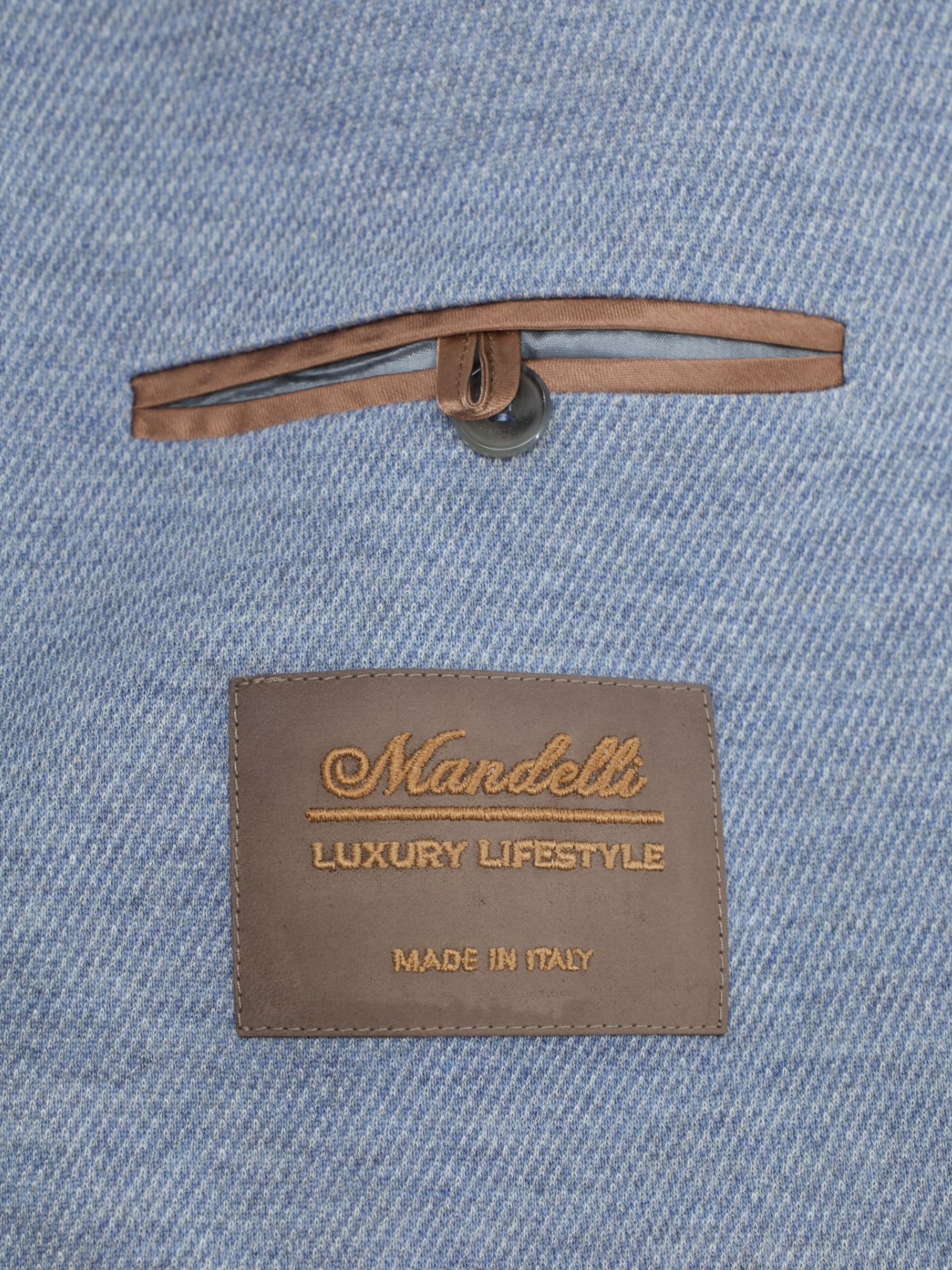 Mandelli Steel Grey Wool & Cotton Knitted Jacket