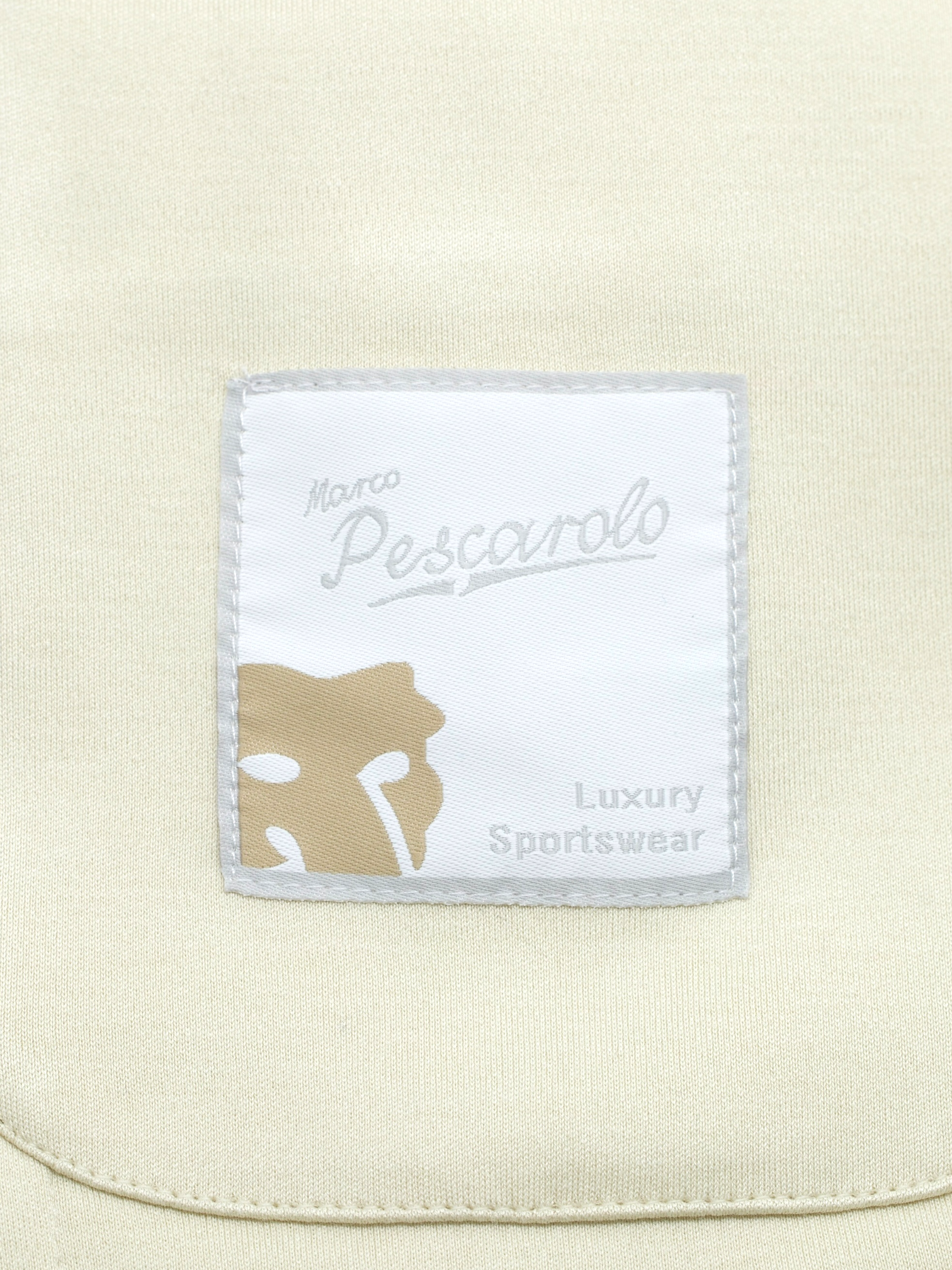 Marco Pescarolo Ecru Silk & Cotton Jersey-Knitted Jacket