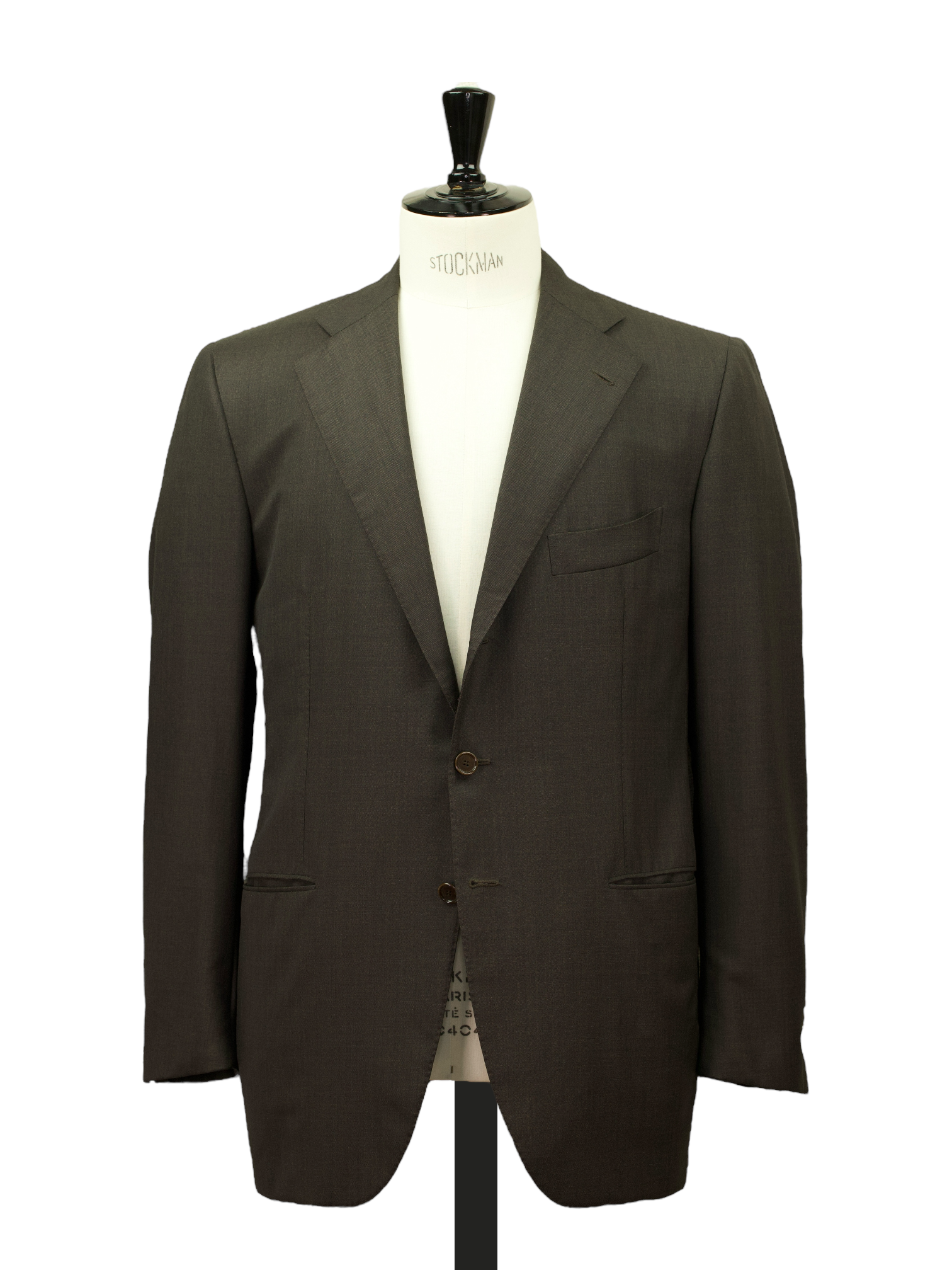 Cesare Attolini Deep Dark-Brown Fine-Wool Essential Jacket