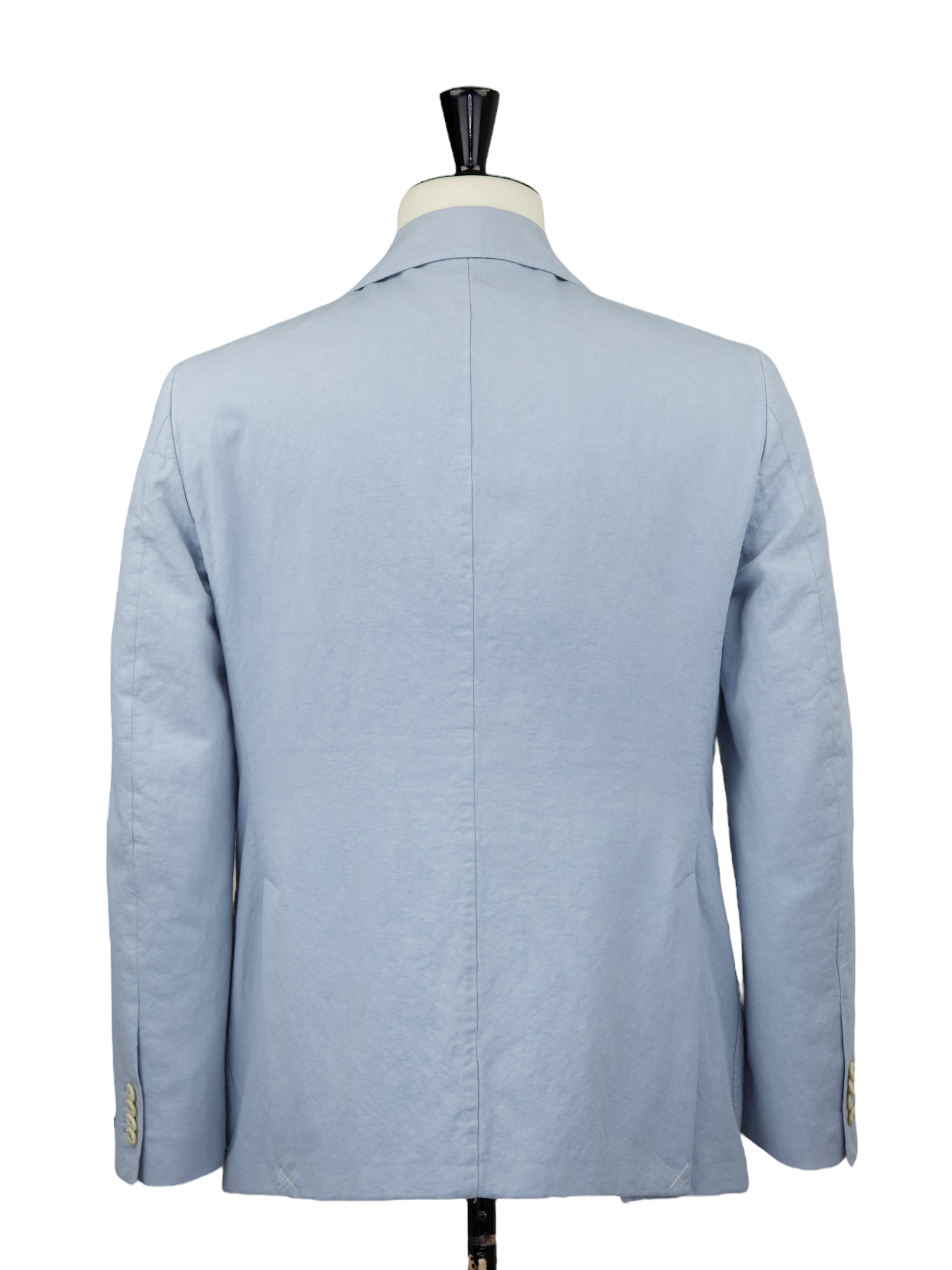 Caruso Light Blue Linen & Cotton Panarea Jacket