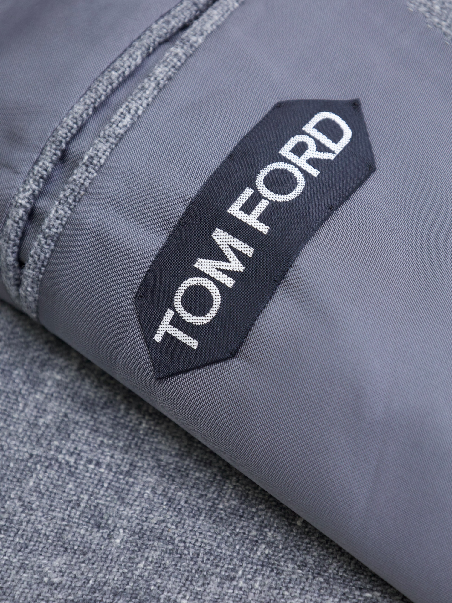 Tom Ford Grey Wool, Cotton, Cashmere & Silk Suit