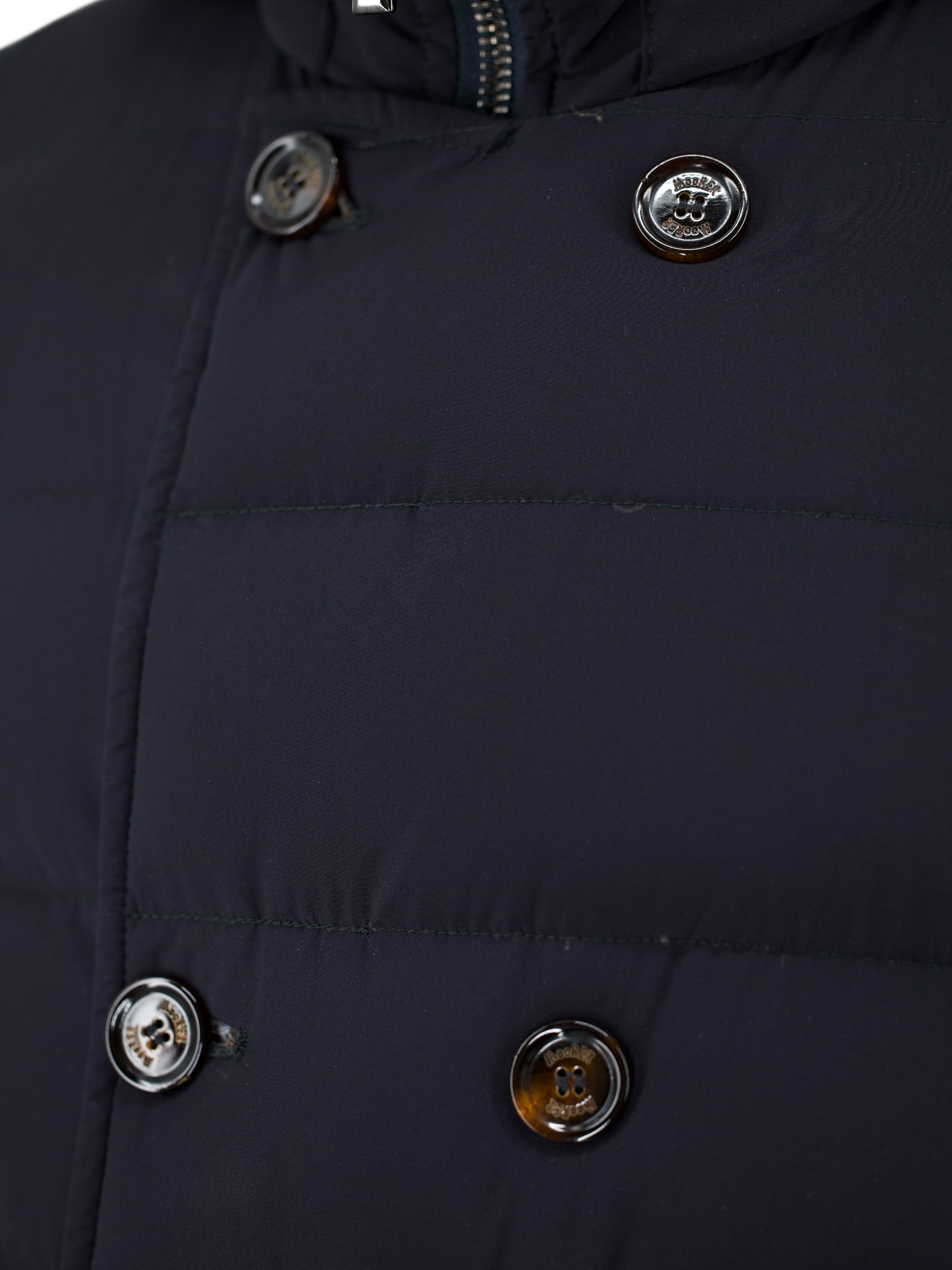 MooRER Black Down-Feather Padded Florio Puffer Jacket