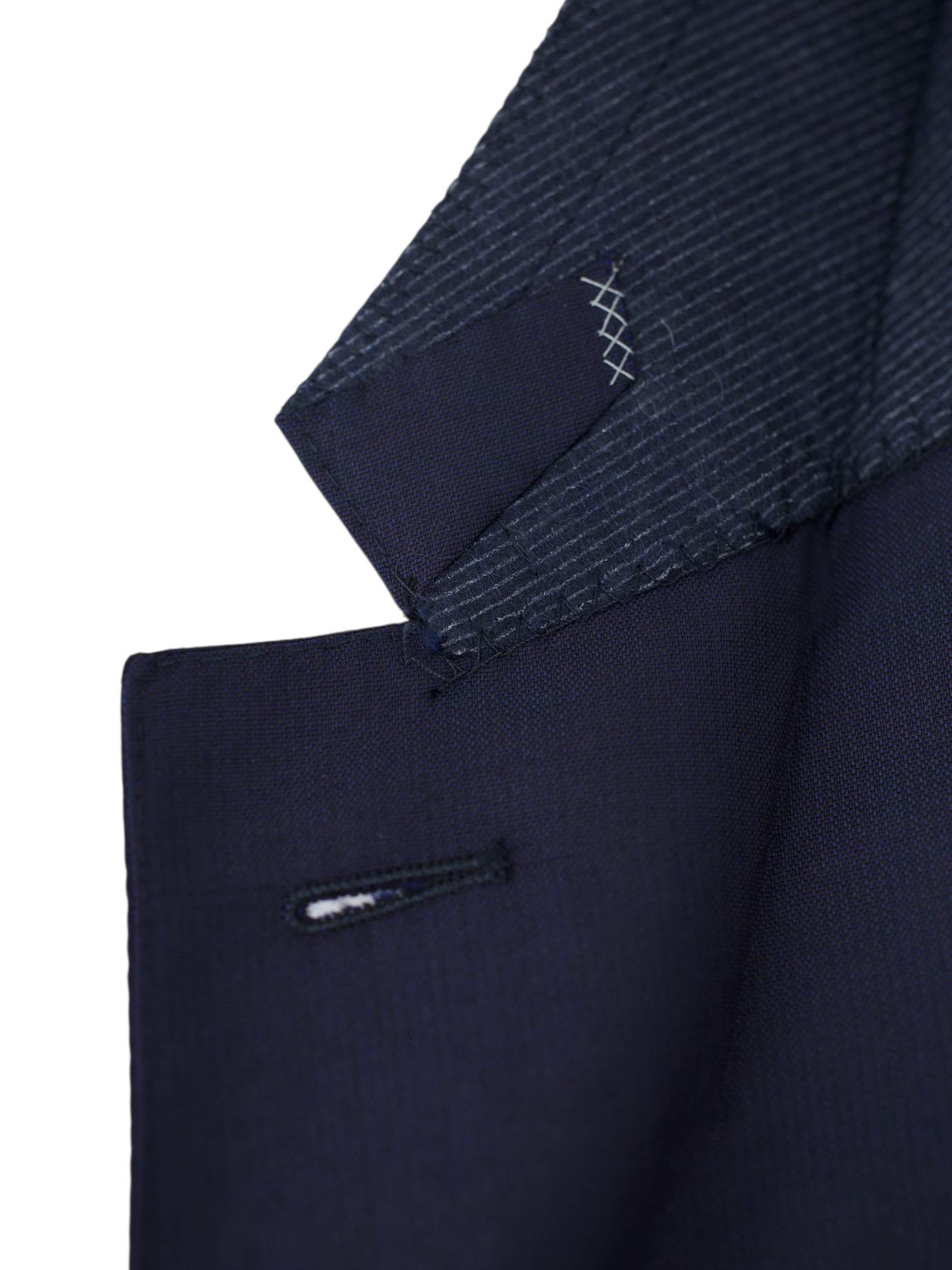 Ermenegildo Zegna Navy Trofeo Micro-Pattern Milano Easy Suit