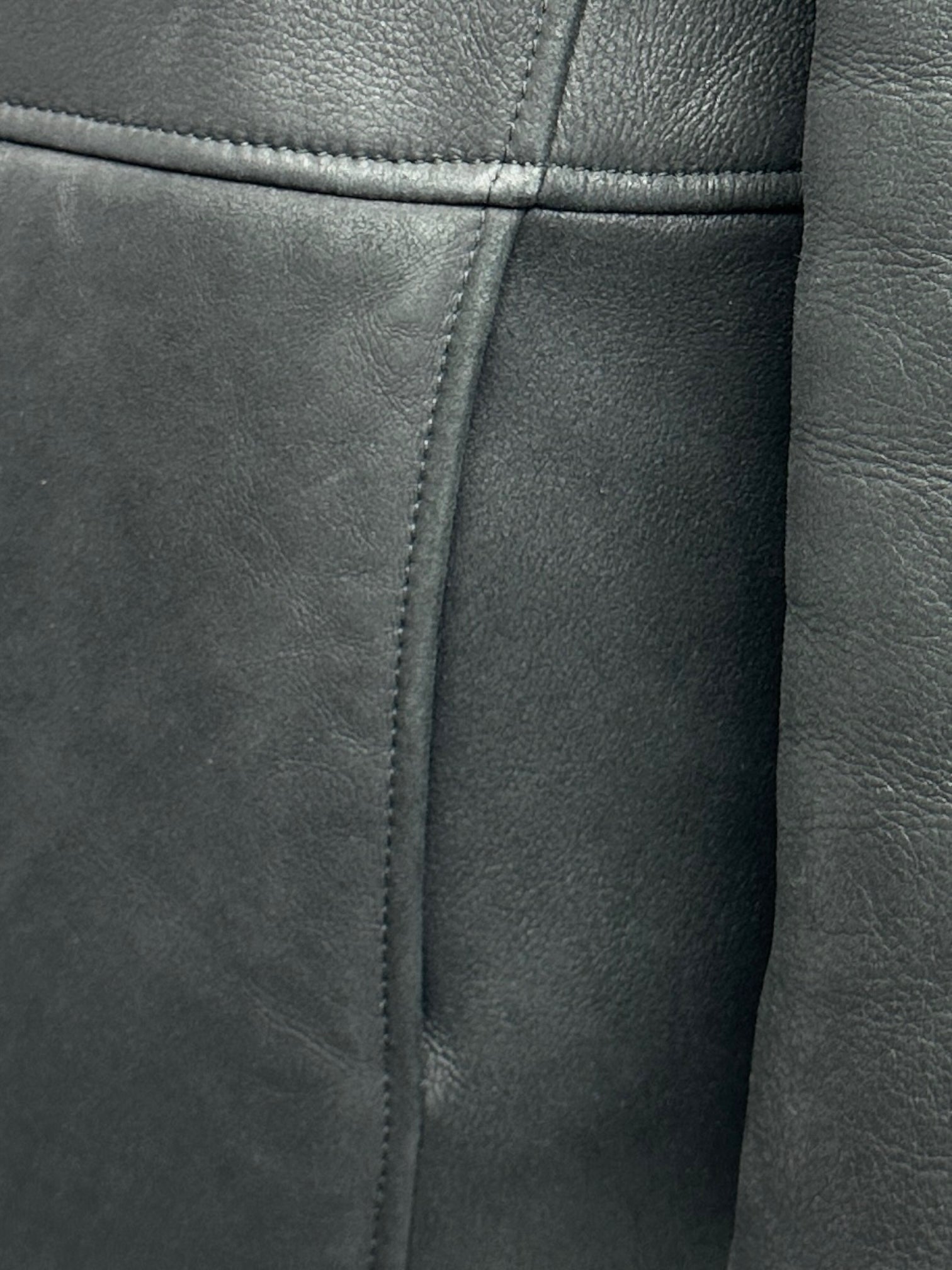 Ermenegildo Zegna Leather Shearling Coat