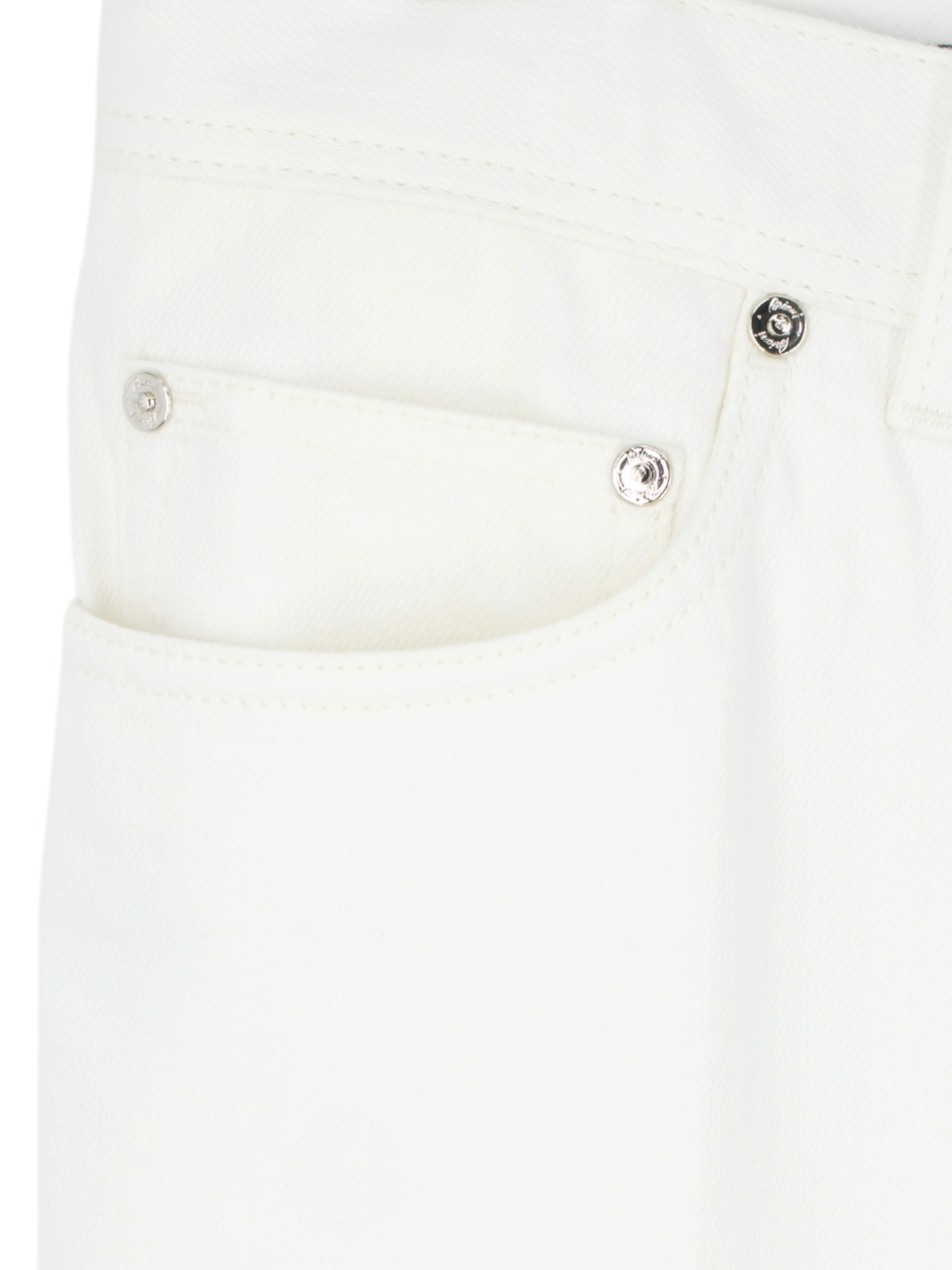 Brioni White Rugged-Cotton Twill 5-Pocket "Meribel" Jeans