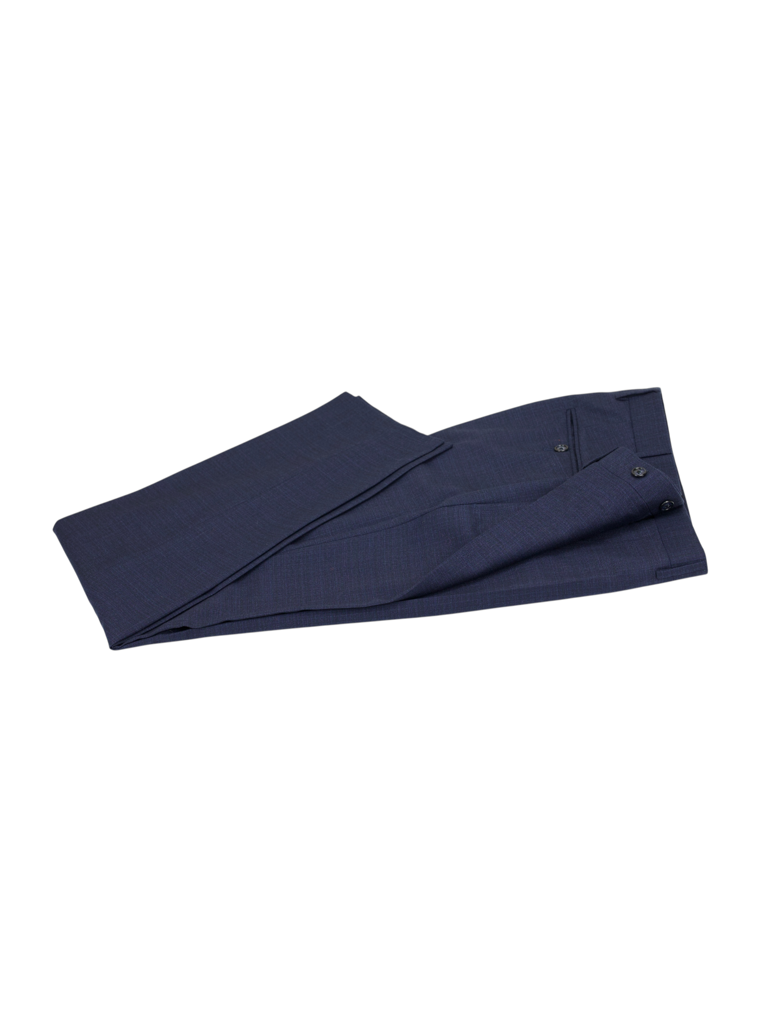 Corneliani Dark Blue Fine-Wool "Flawless" Micro-Check Suit
