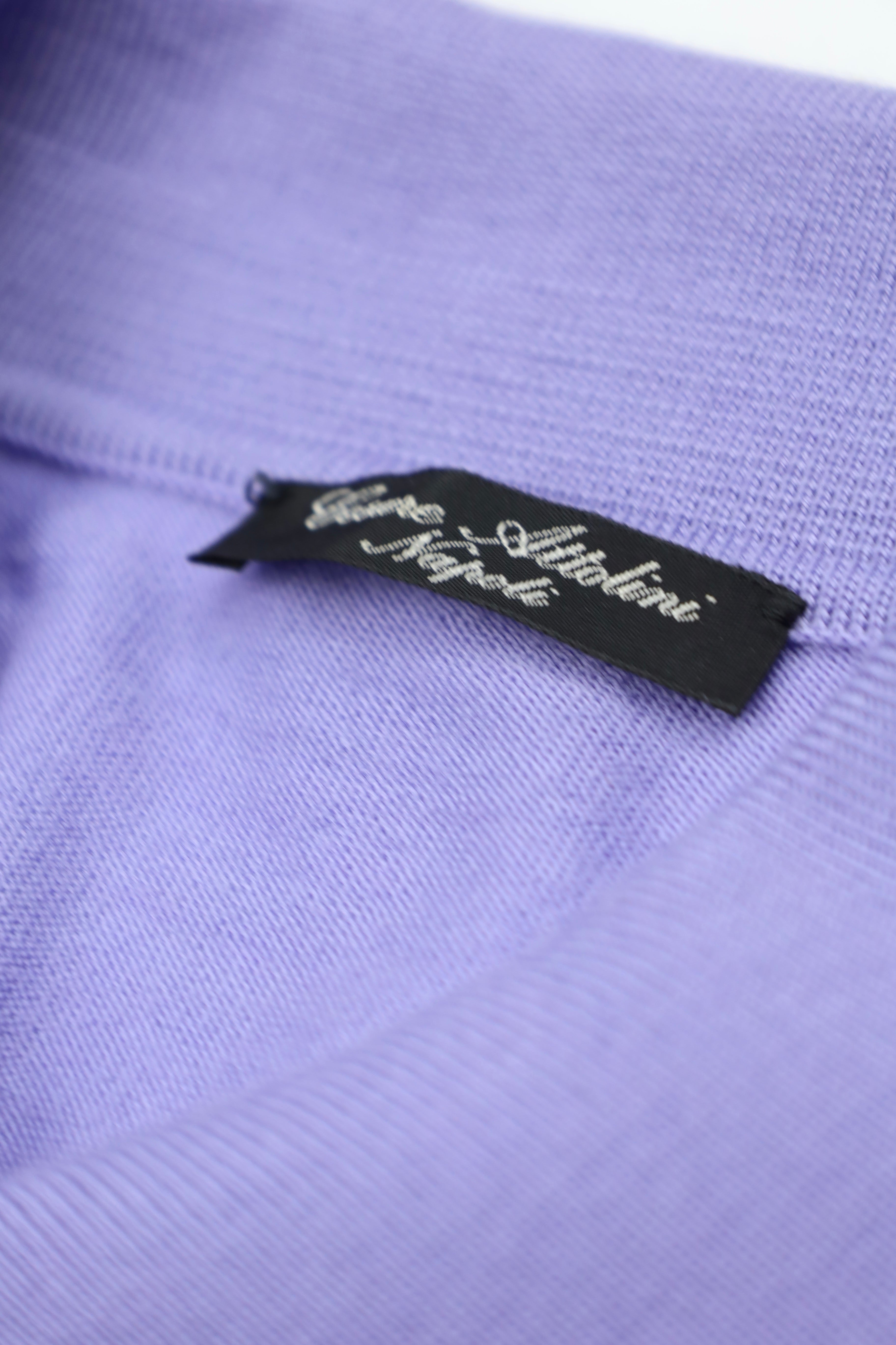 Cesare Attolini Purple Cashmere Cardigan