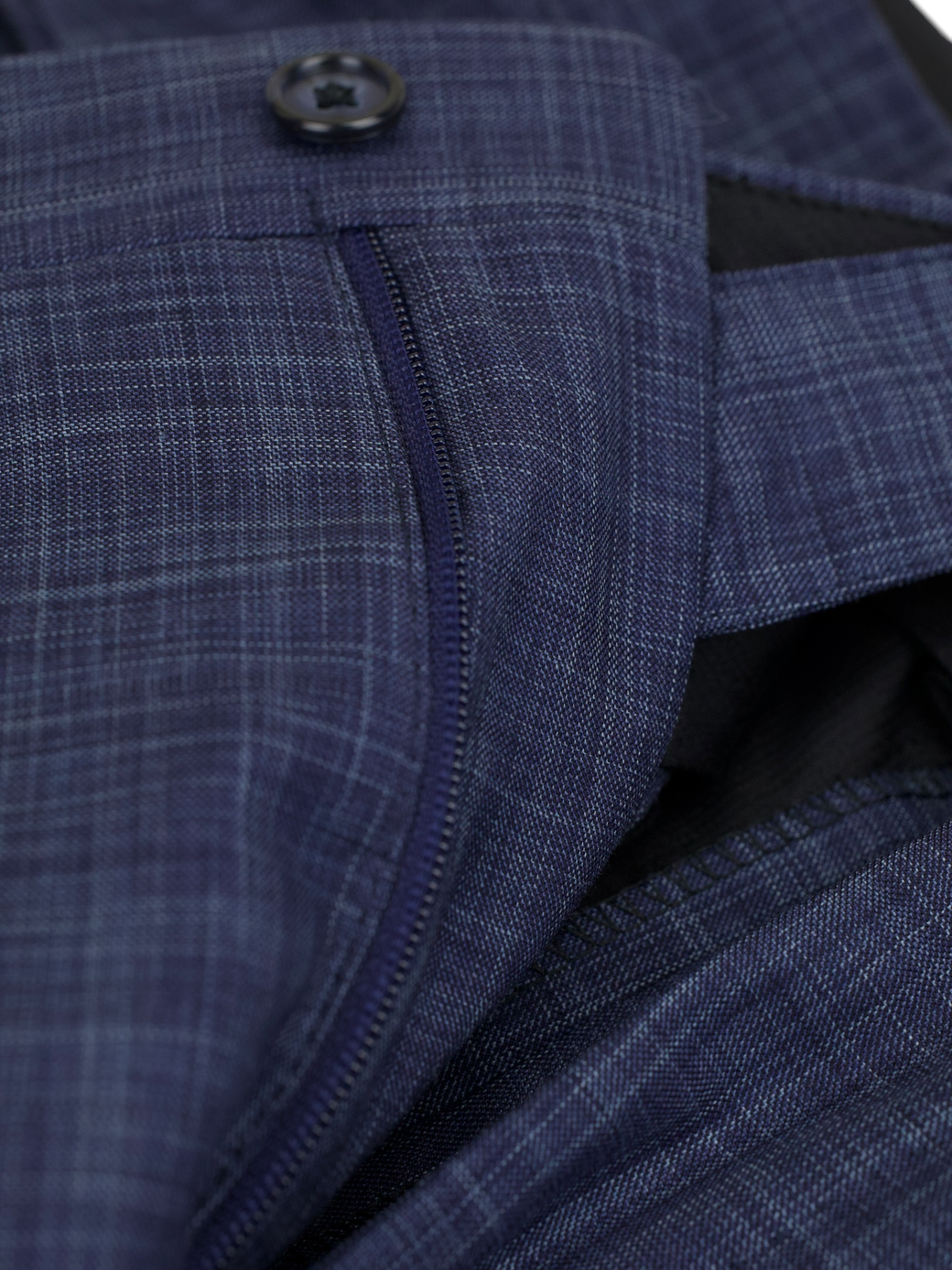 Corneliani Steel Blue Wool & Silk Melange Suit