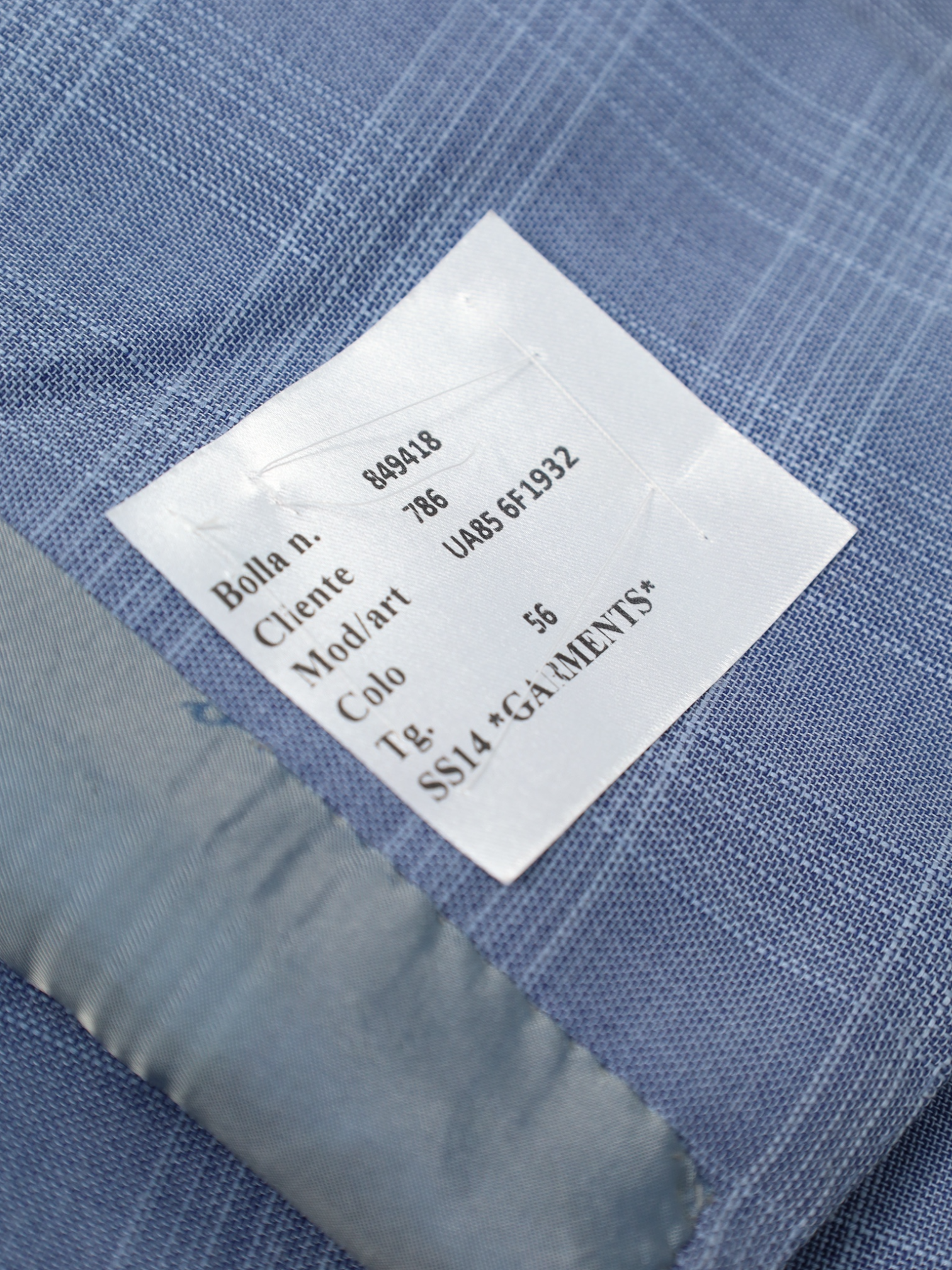 Kiton Light Blue Cotton, Cashmere & Silk Double Breasted Suit
