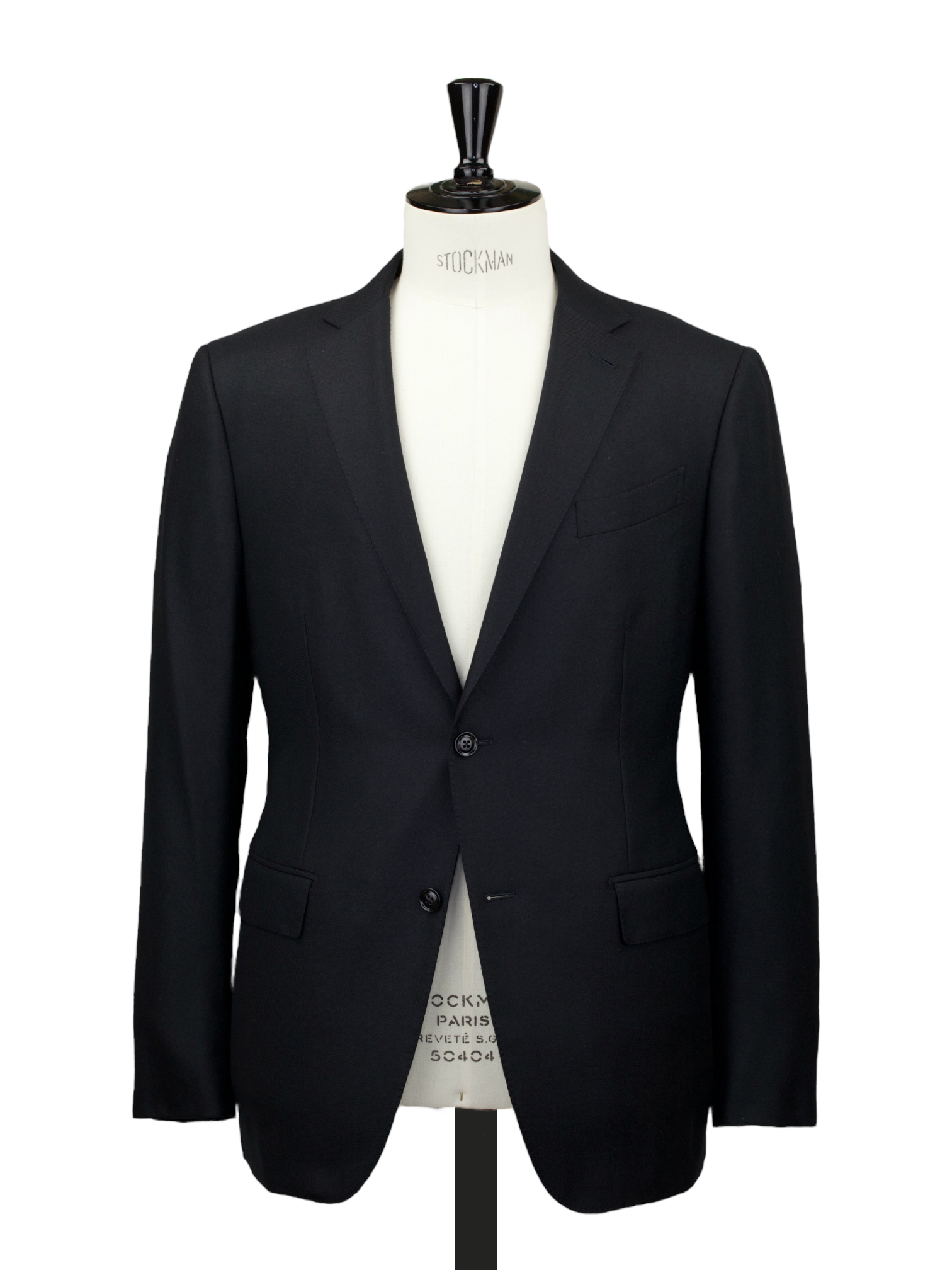 Ermenegildo Zegna Black Cashmere "10 Pockets" Twill Jacket