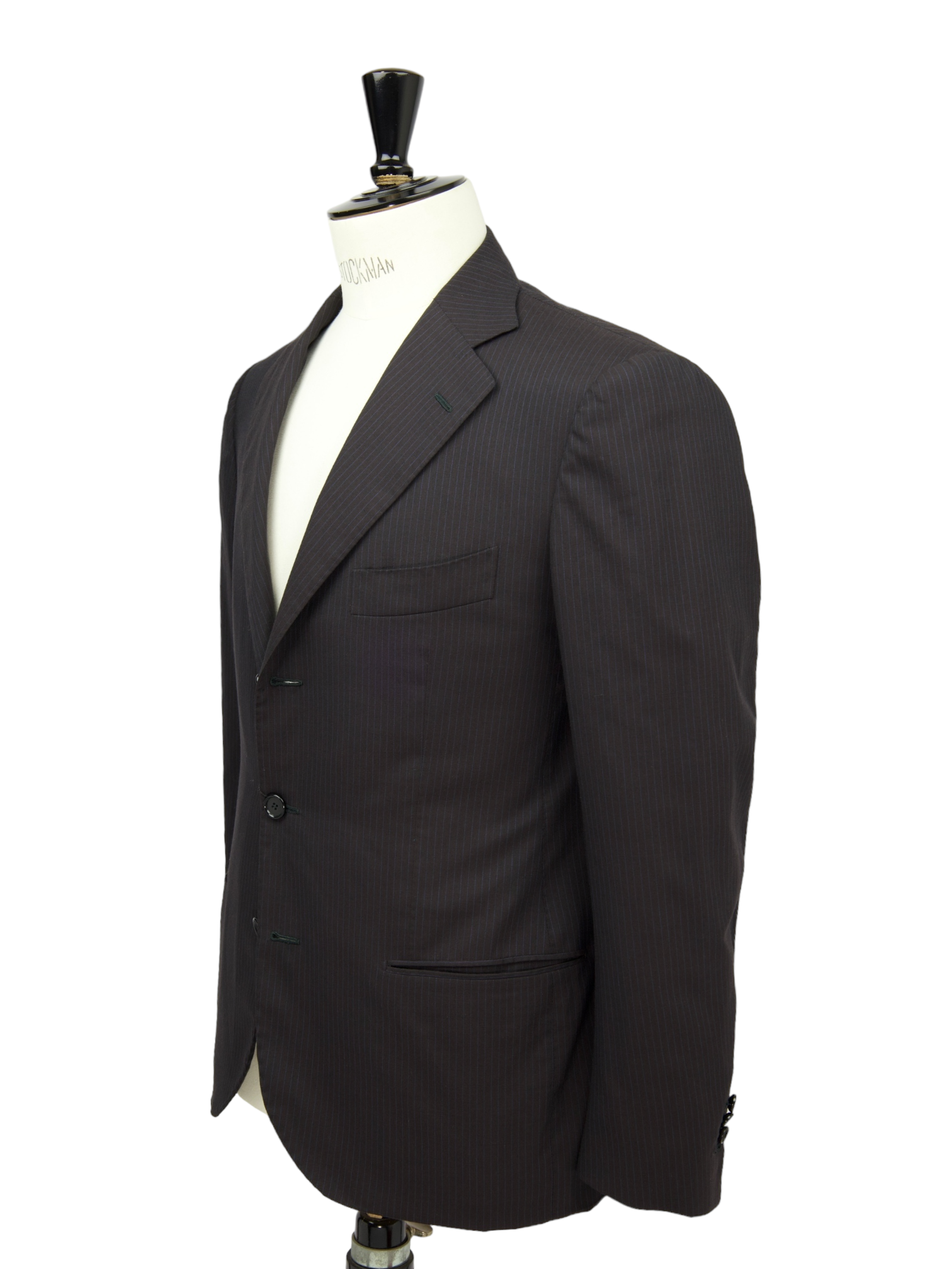 Cesare Attolini Brown Pinstripe Suit