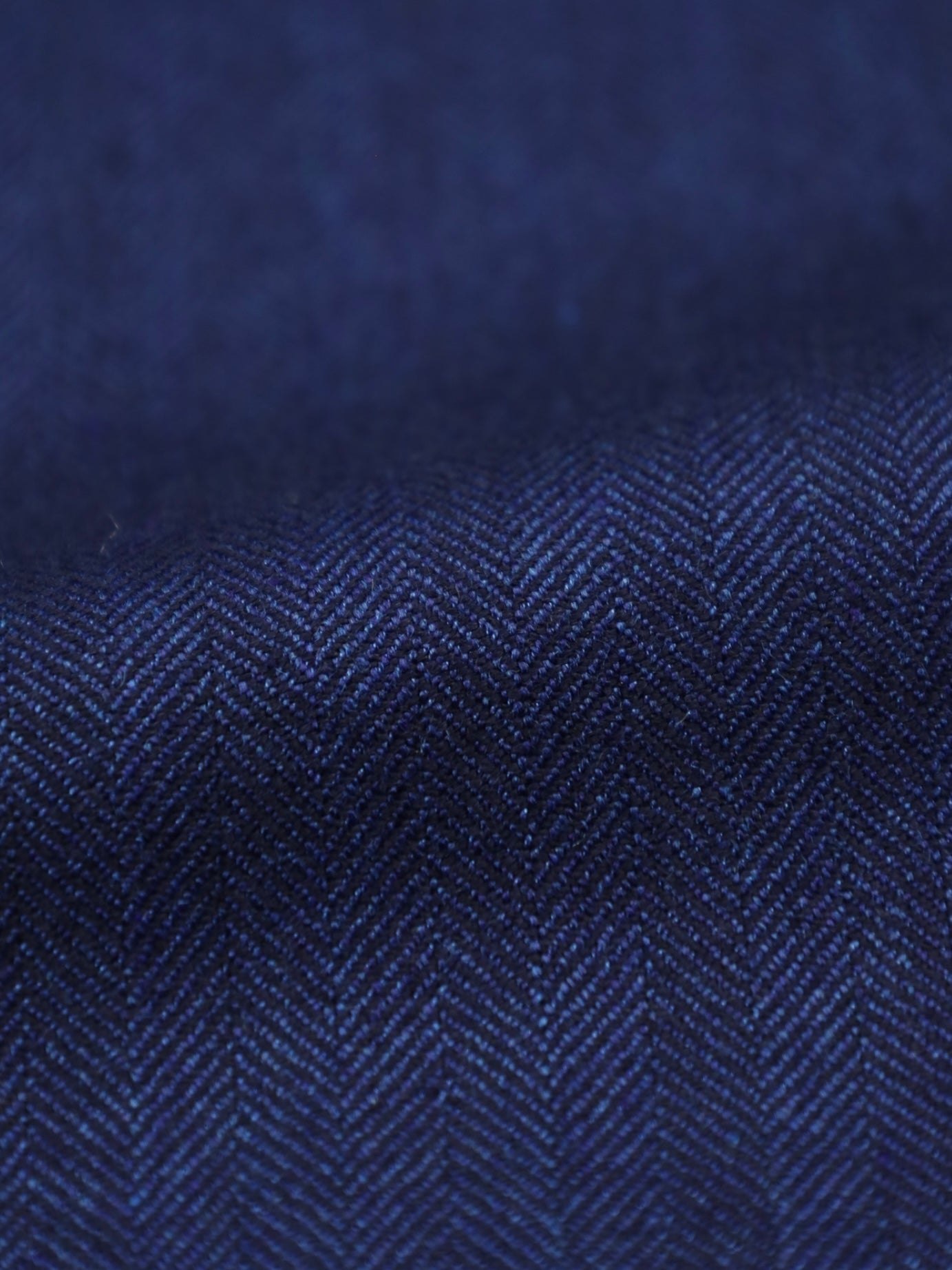 Brioni Marine Blue Cashmere & Silk Herringbone Jacket