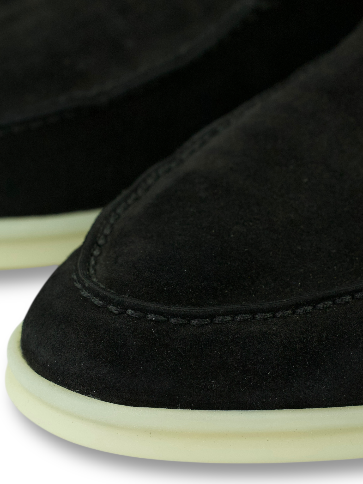 Loro Piana Black Suede Open Walk Ankle Boots