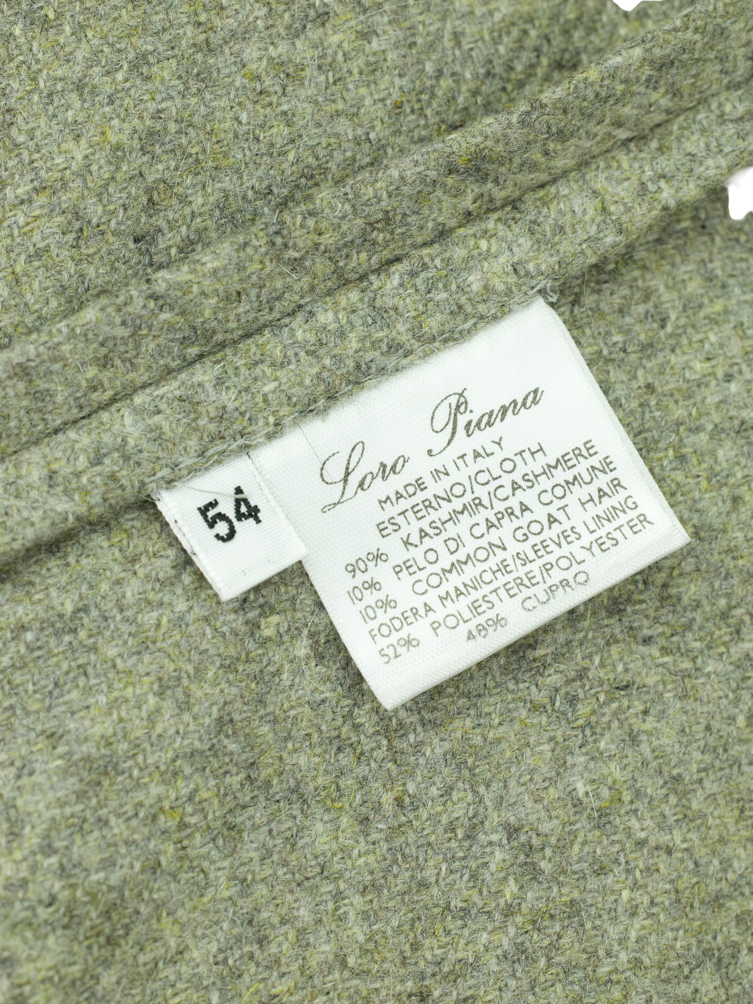 Loro Piana Oatmeal Vintage Cashmere & Goathair Micro-Pattern Jacket