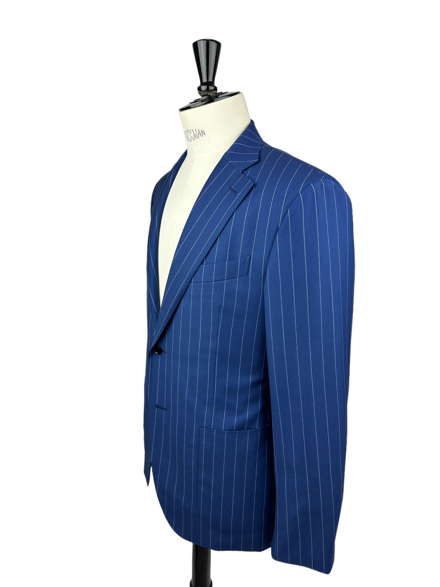 Caruso Royal Blue Boheme Pinstripe Suit + Extra Trousers