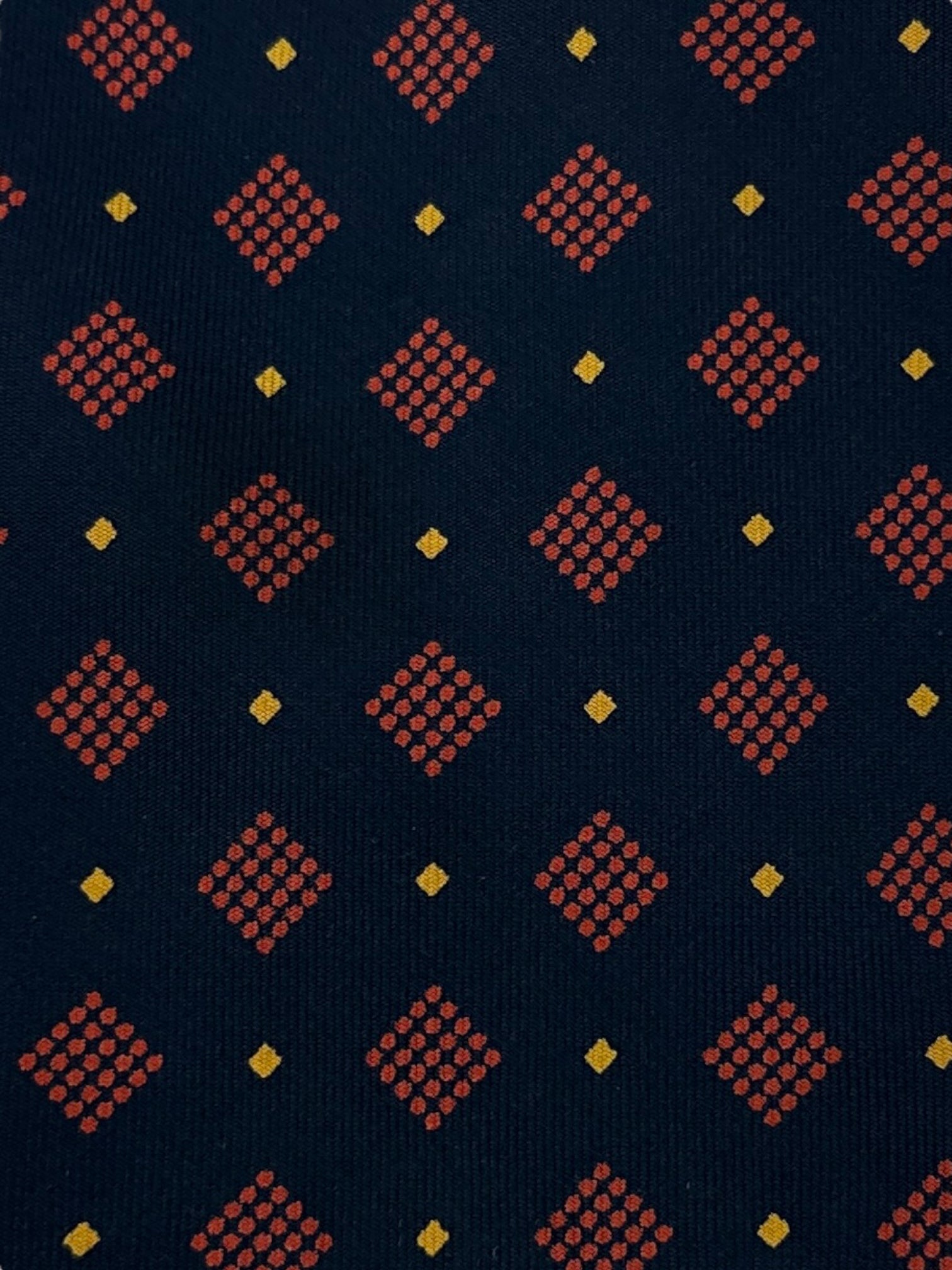 E.Marinella Red and Blue Diamond Shape Tie