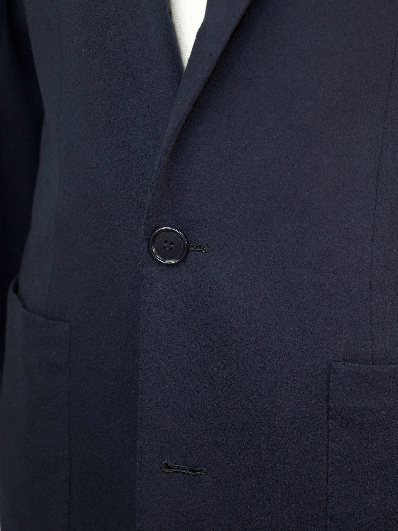 Kiton Navy Pure Plushy-Cashmere Timeless Overcoat