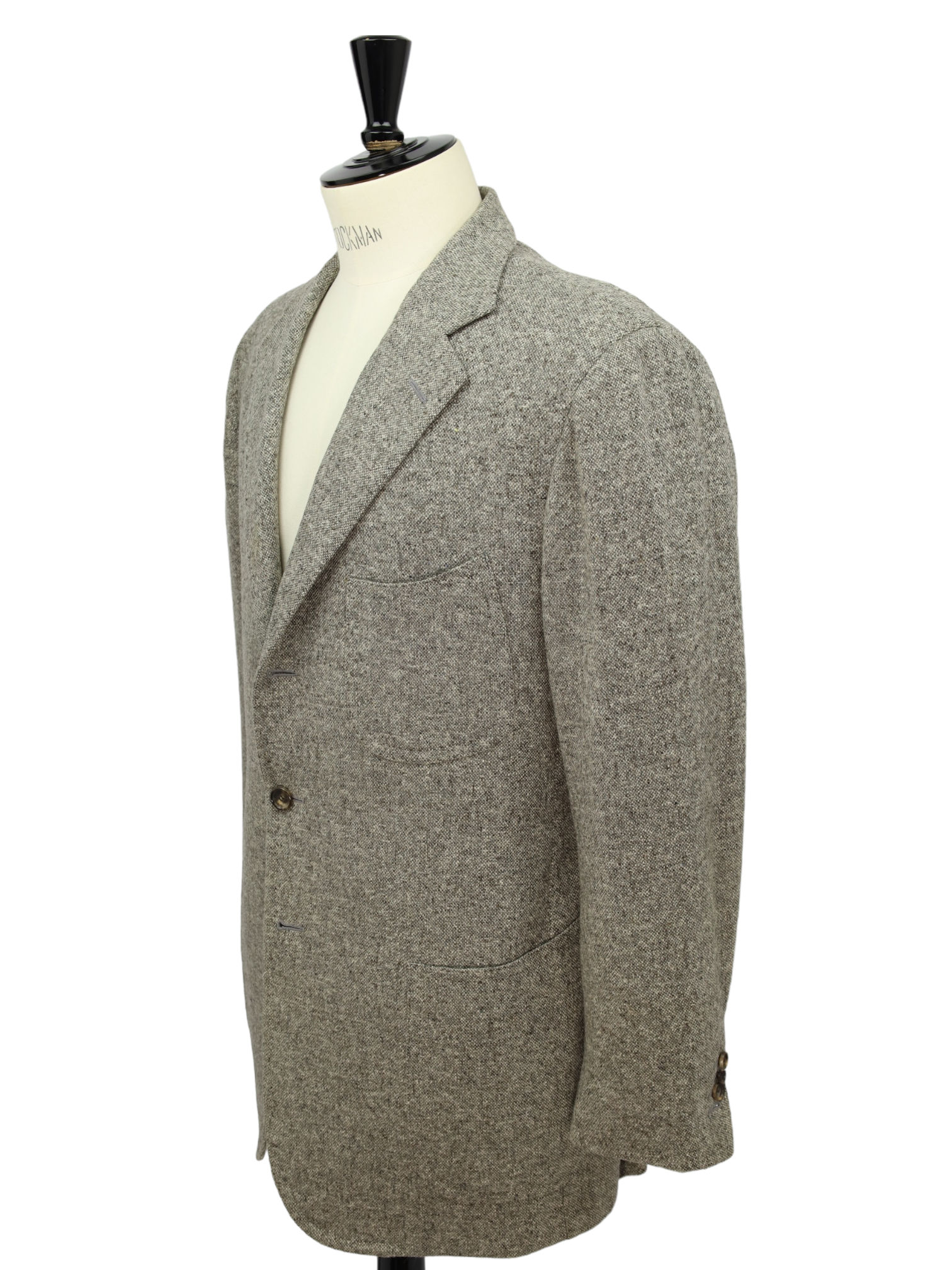 Cesare Attolini Taupe Cashmere Microstructure Jacket
