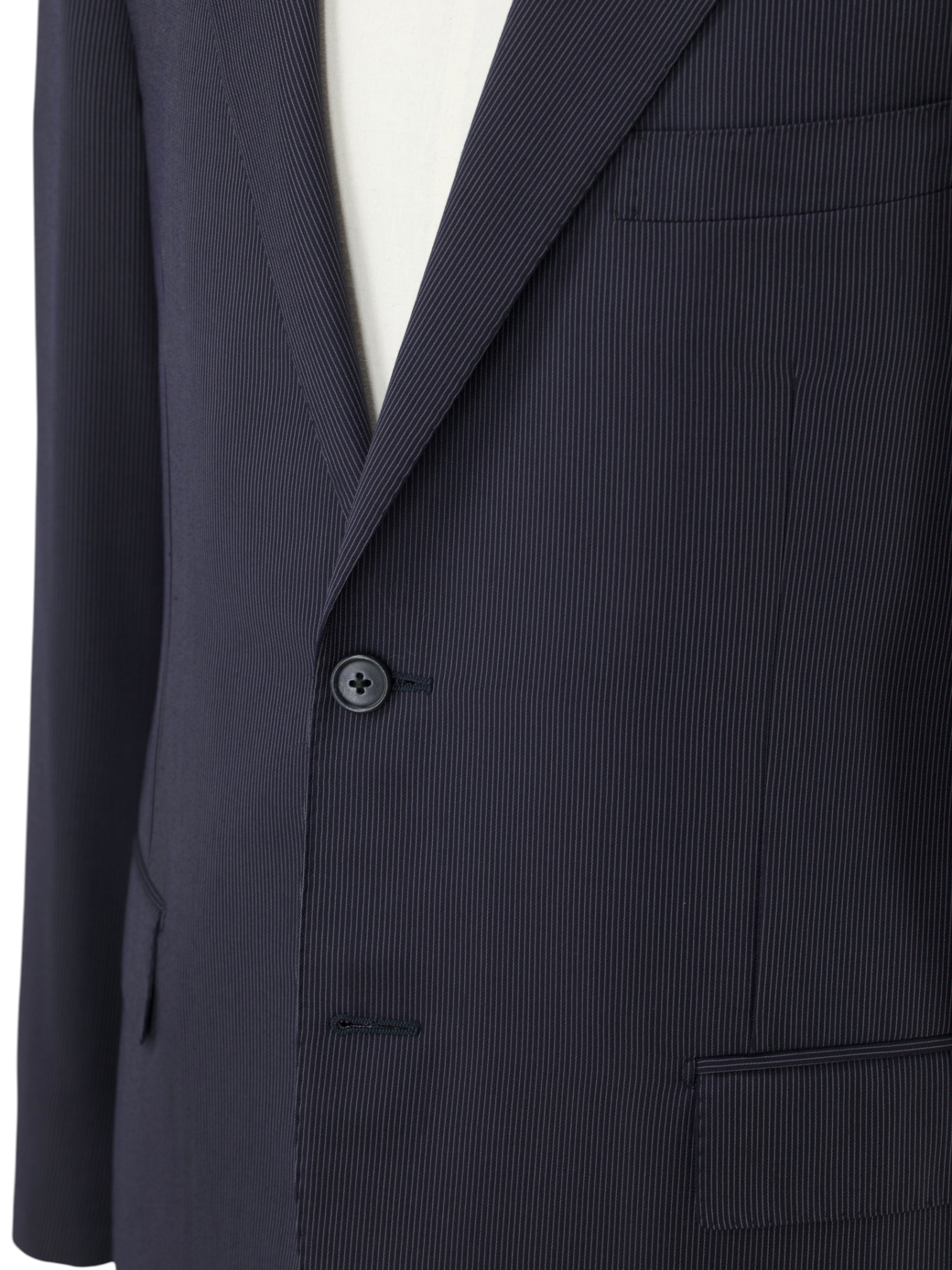 Corneliani Navy Super 110's Micro-Pinstripe Leader Suit