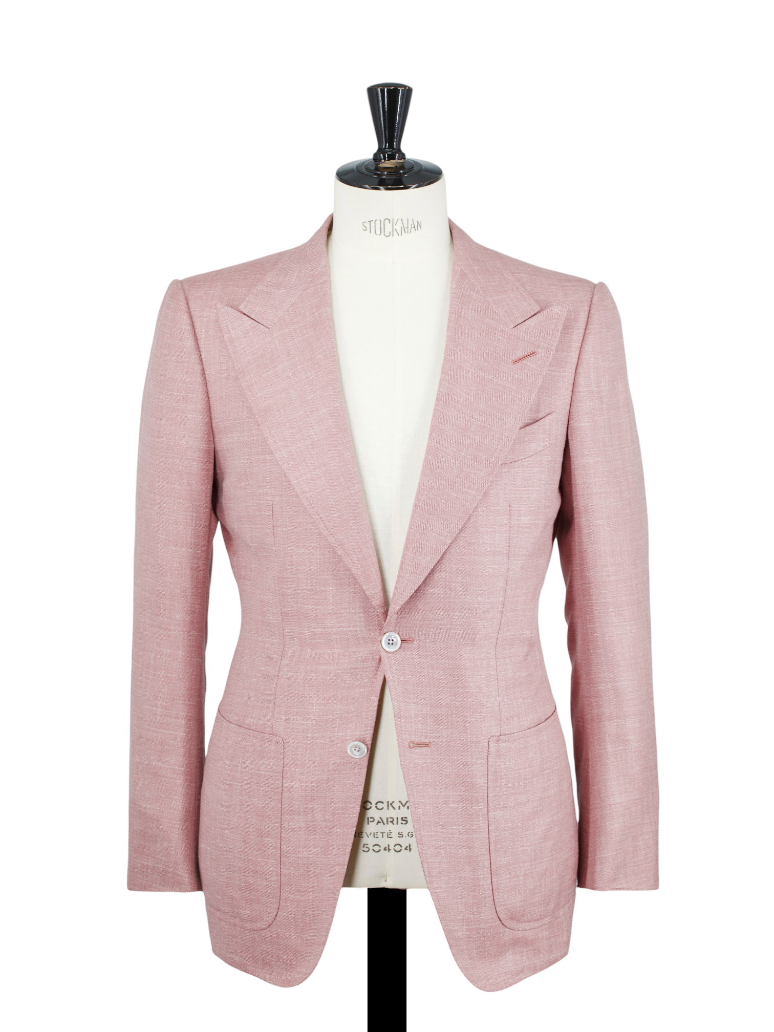 Tom Ford Soft Pink Wool, Silk & Linen Melange Wetherby Suit
