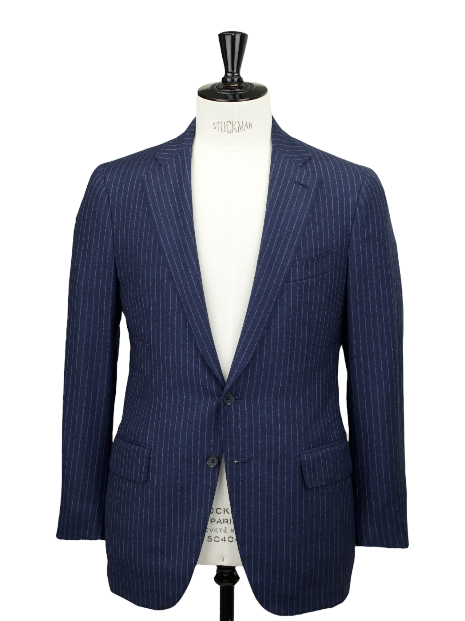 Isaia Dark Indigo Wool-Flannel 