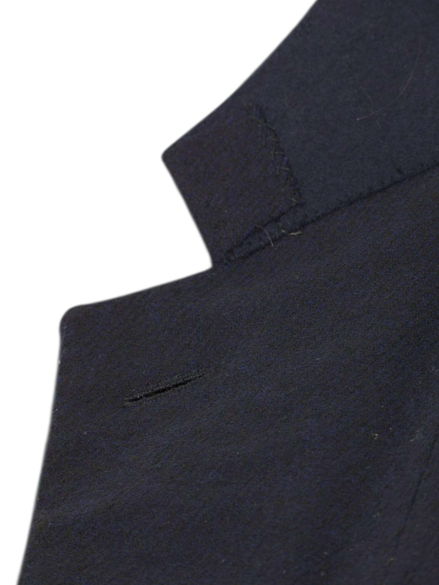 Brioni Navy Wool & Cashmere Heavyweight Twill Senato Jacket