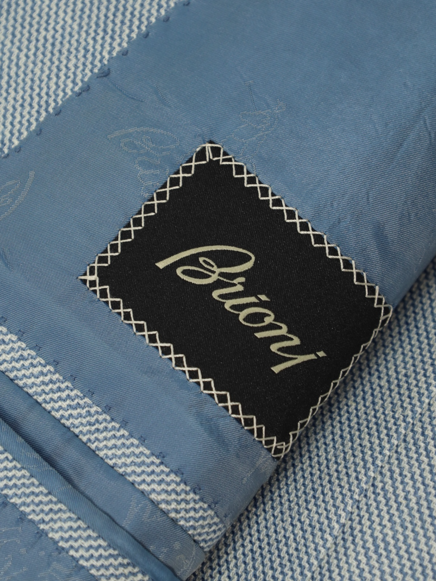 Brioni Light Blue Cashmere, Silk & Linen Parlamento Jacket