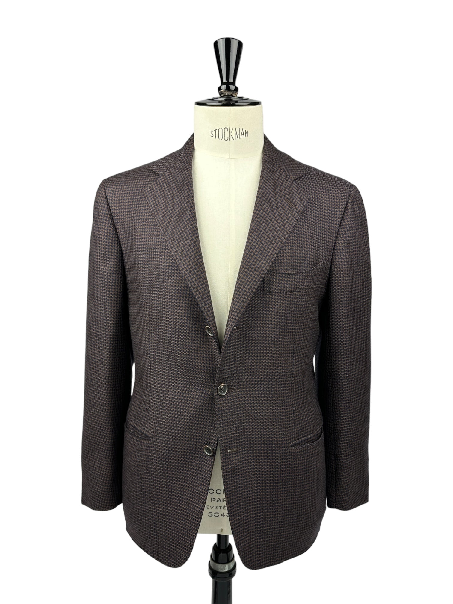 Cesare Attolini Dark Brown Pied de Poule Jacket