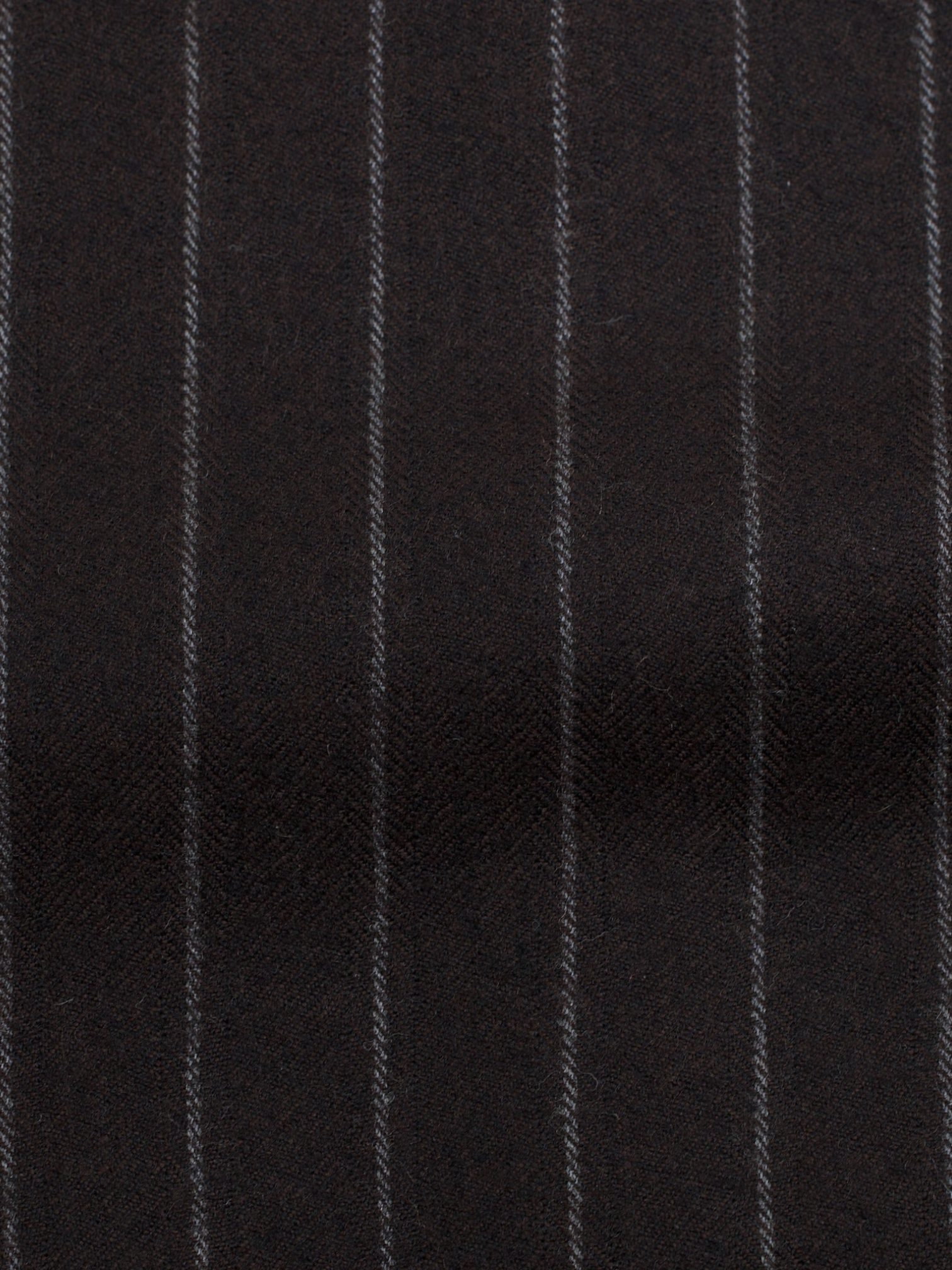 Ermenegildo Zegna Dark Brown "Heritage" Wool-Flannel Chalkstripe Suit