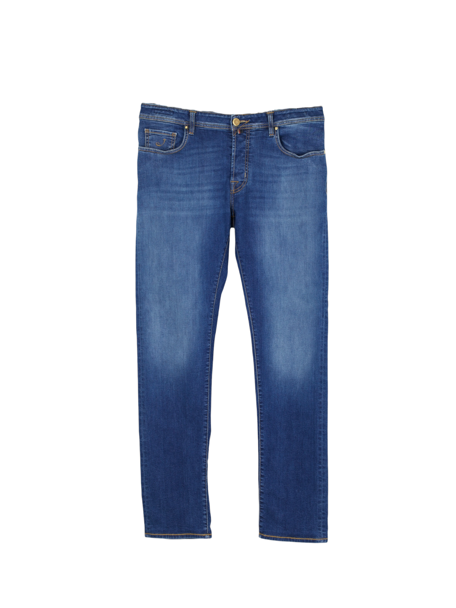 Jacob Cohen Blue Cotton-Stretch Twill Bard LTD Jeans
